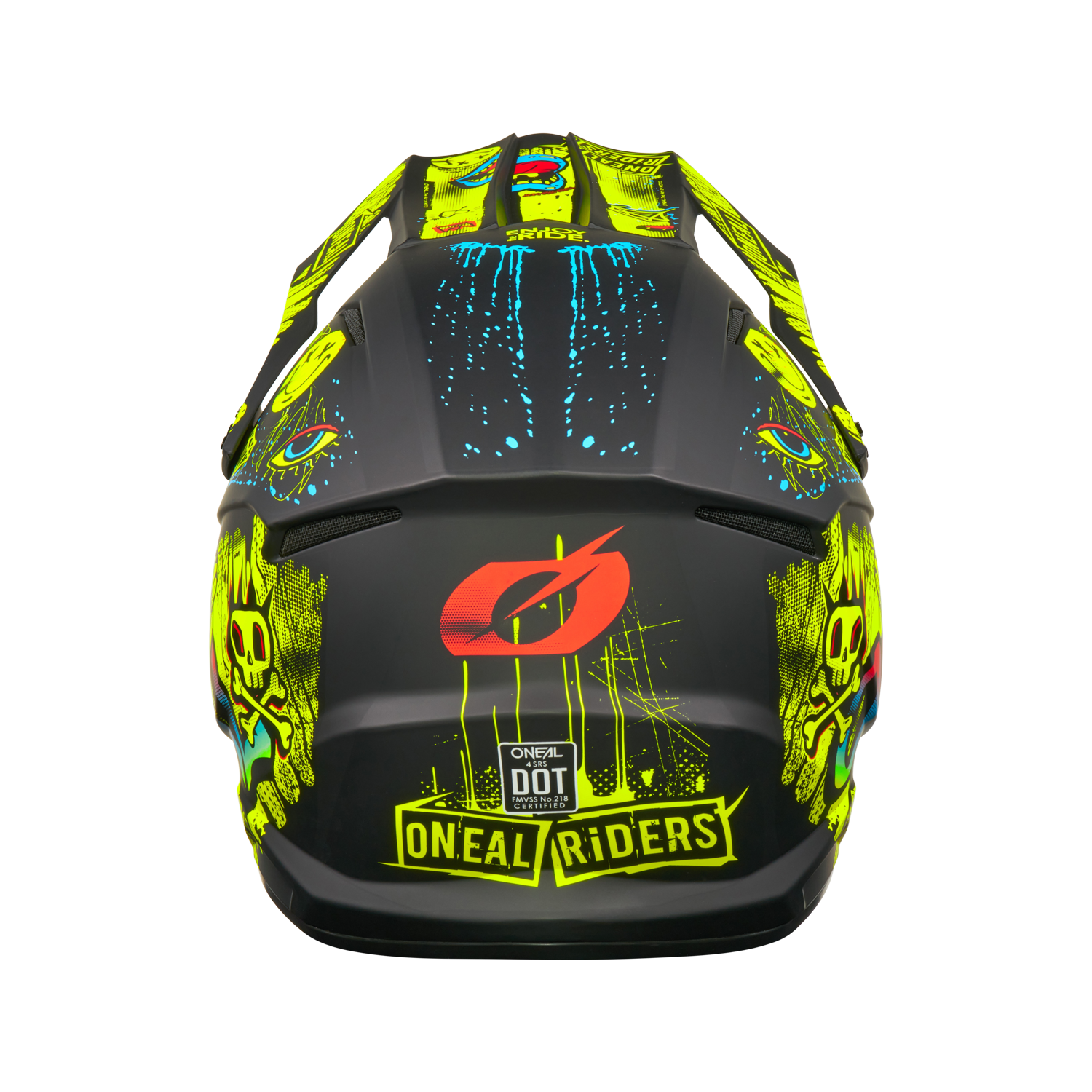 casco-o-neal-4srs-rancid-neon-black-para-motocross-y-enduro image 5