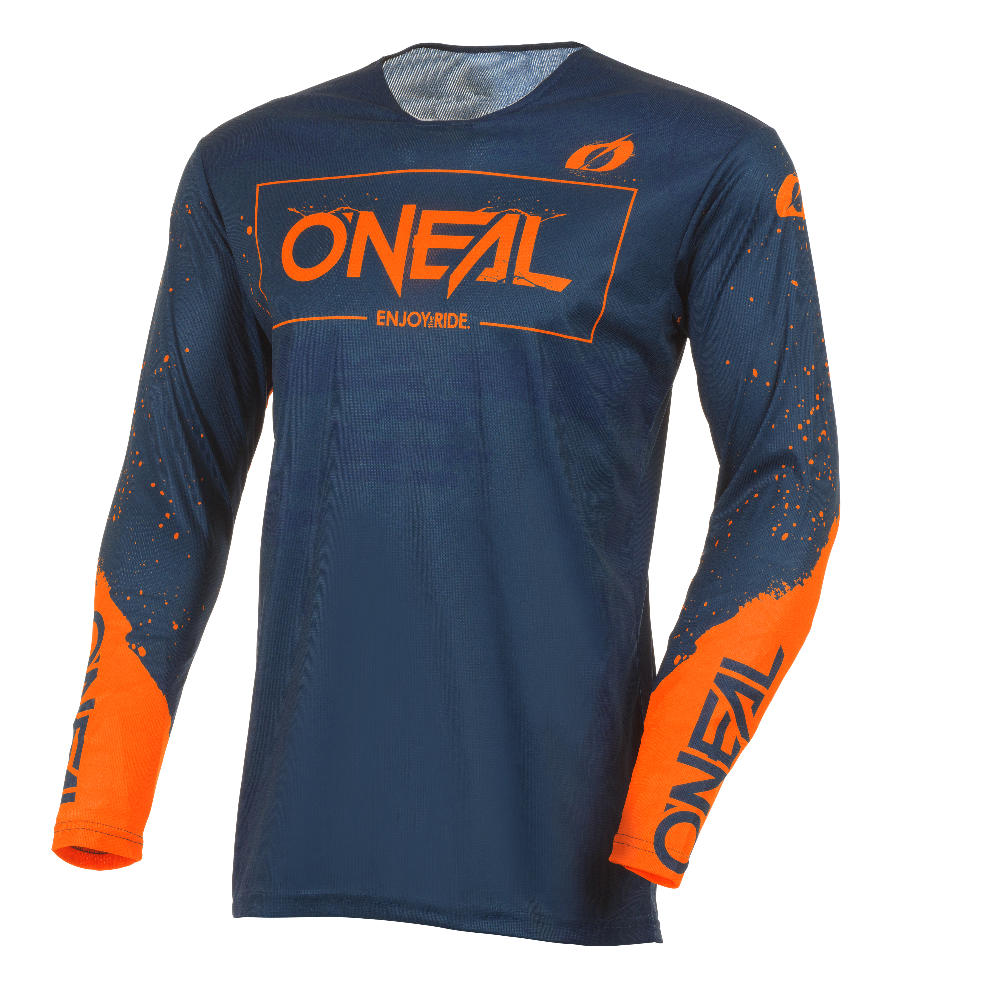 maillot-o-neal-mayhem-paint-azul-marino-naranja image 1