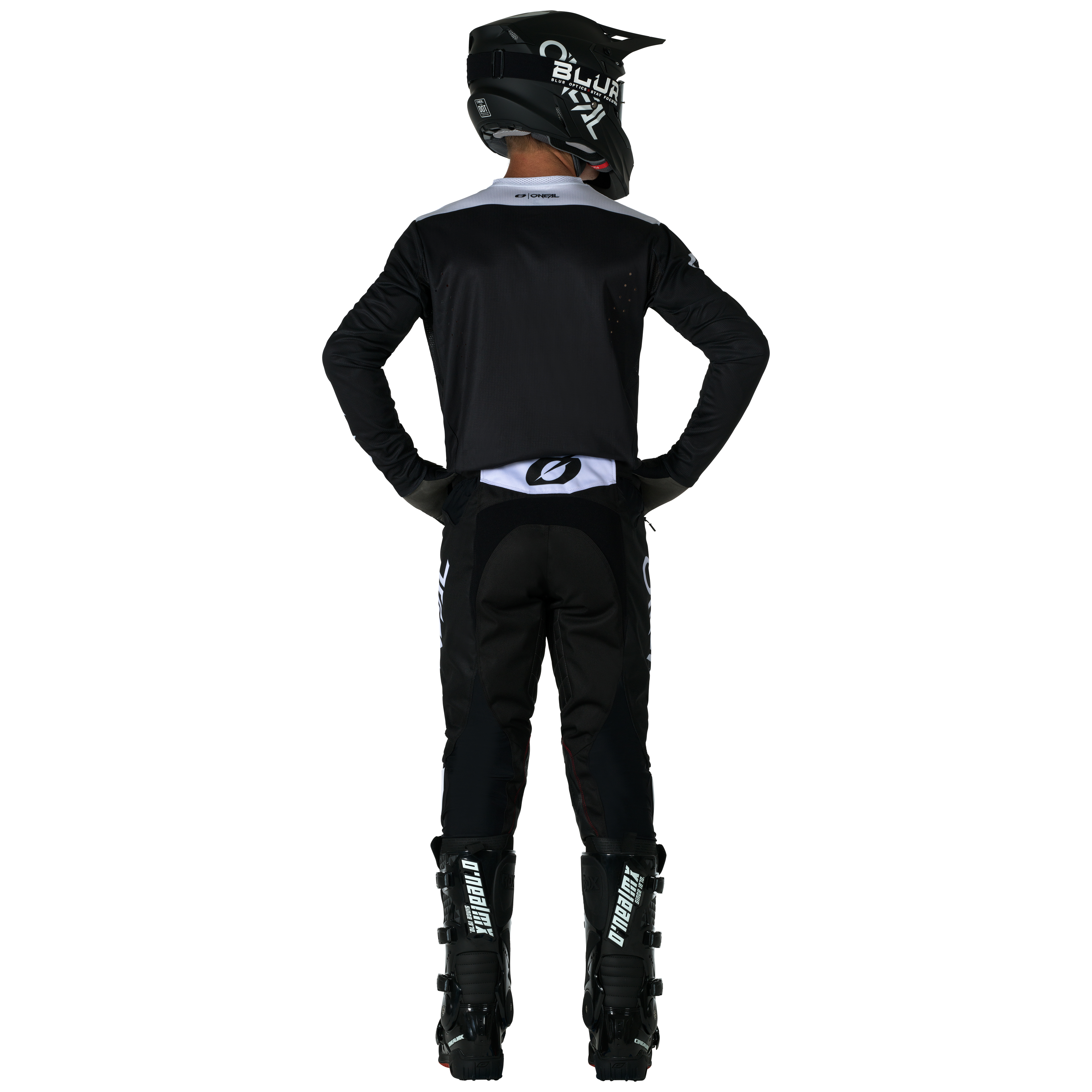 pantal-n-o-neal-hardwear-elite-negro-blanco image 4