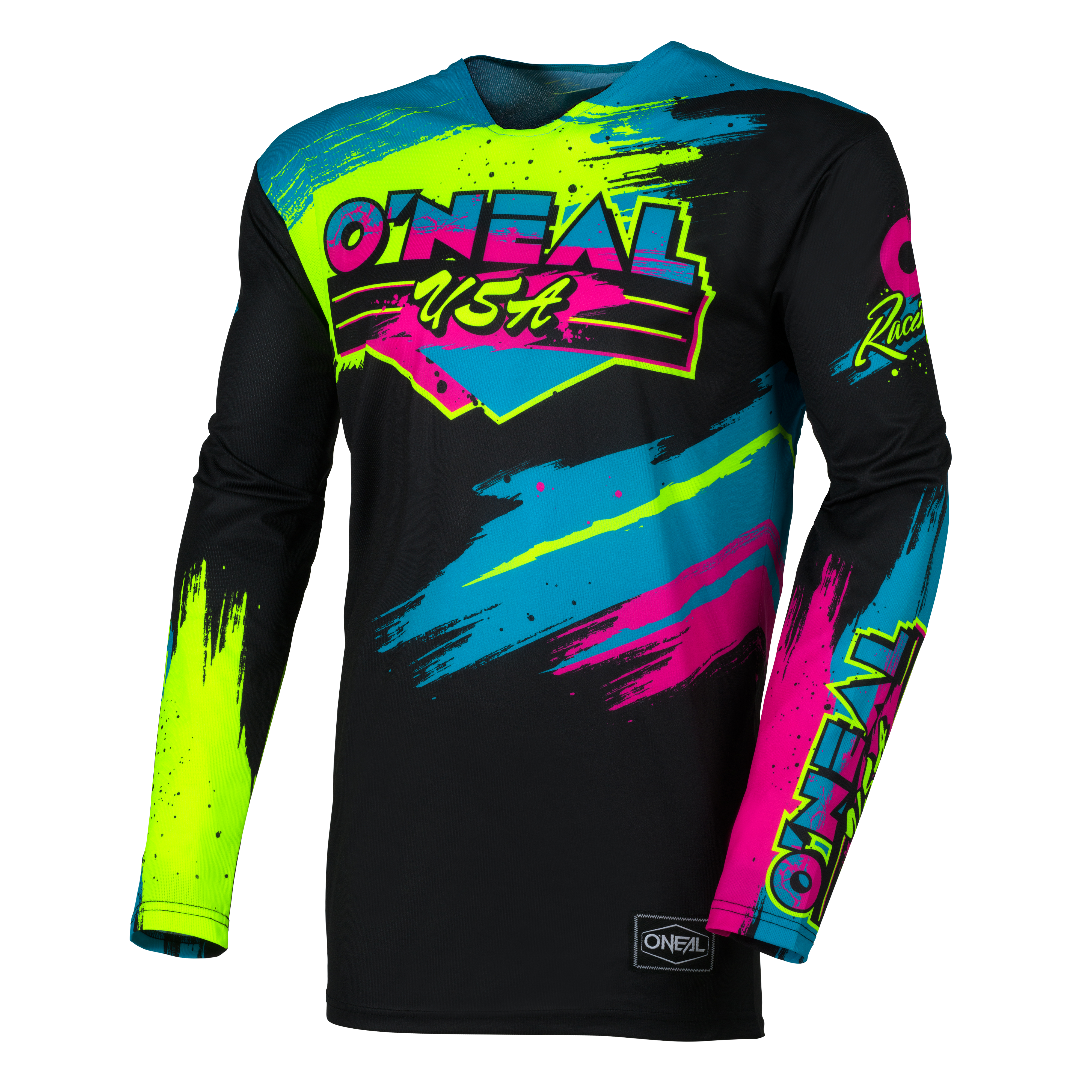 o-neal-mayhem-reseda-jersey-negro-ne-n-camiseta-de-moto-trail image 1
