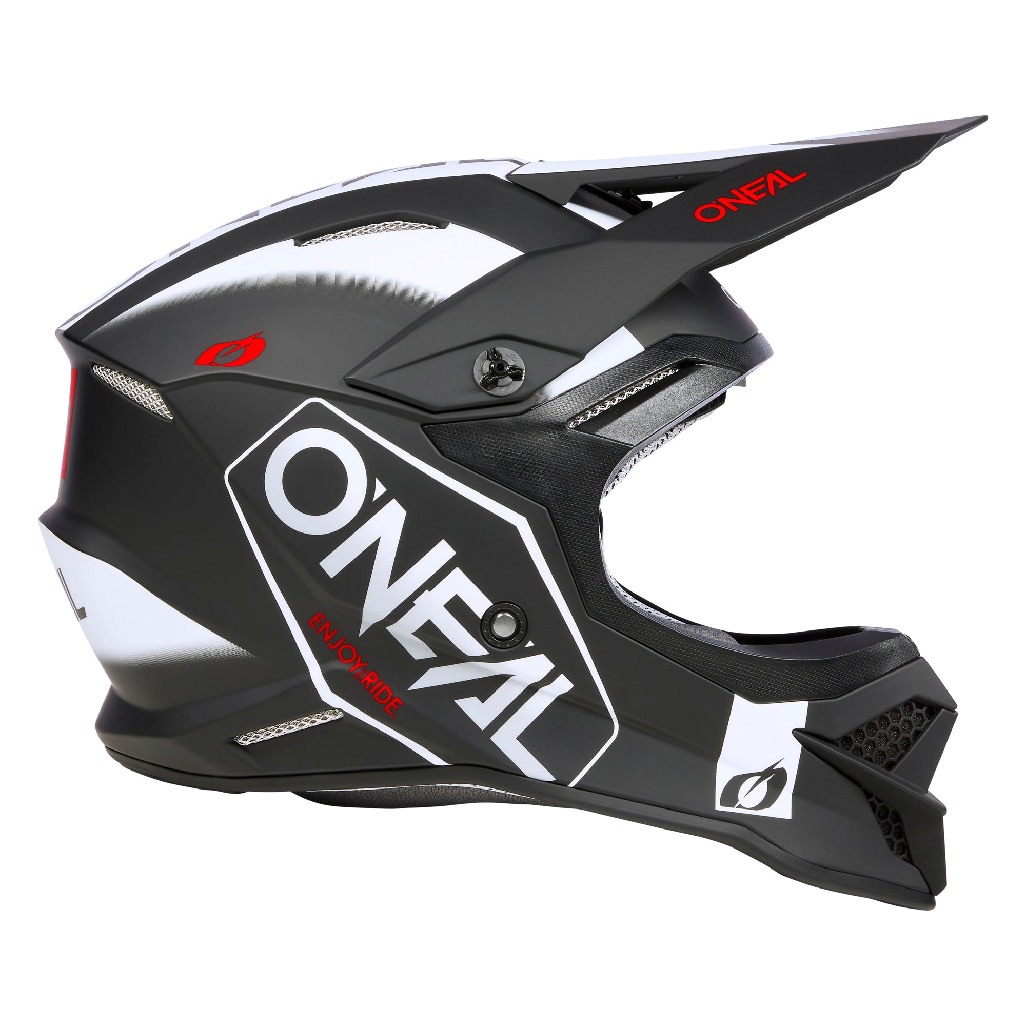 o-neal-casco-3-srs-hexx-negro-blanco image 4
