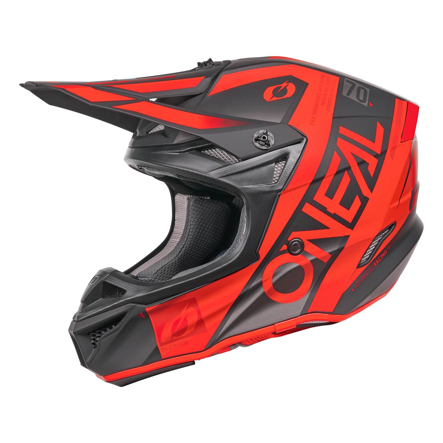 o-neal-5-srs-factor-casco-de-moto-rojo image 1