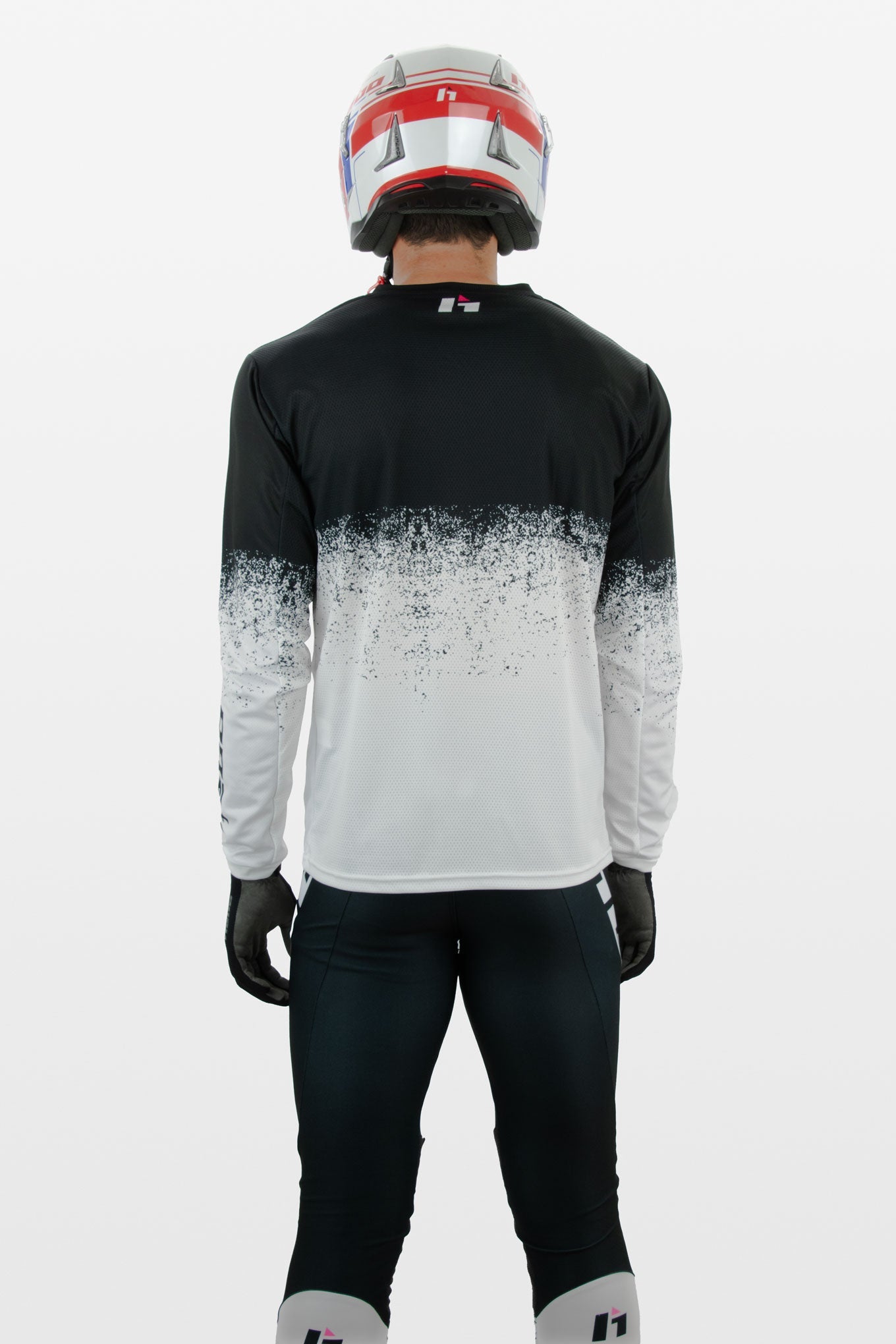 hebo-camiseta-pro-trial-v-dripped-blanco-camiseta-t-cnica-de-manga-corta-poli-st image 4