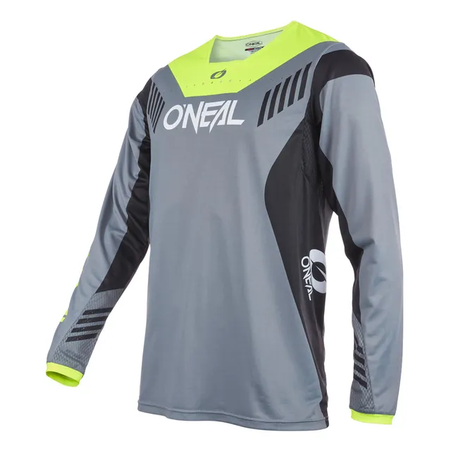 o-neal-youth-element-fr-maillot-de-manga-larga-gris-amarillo-ne-n image 1