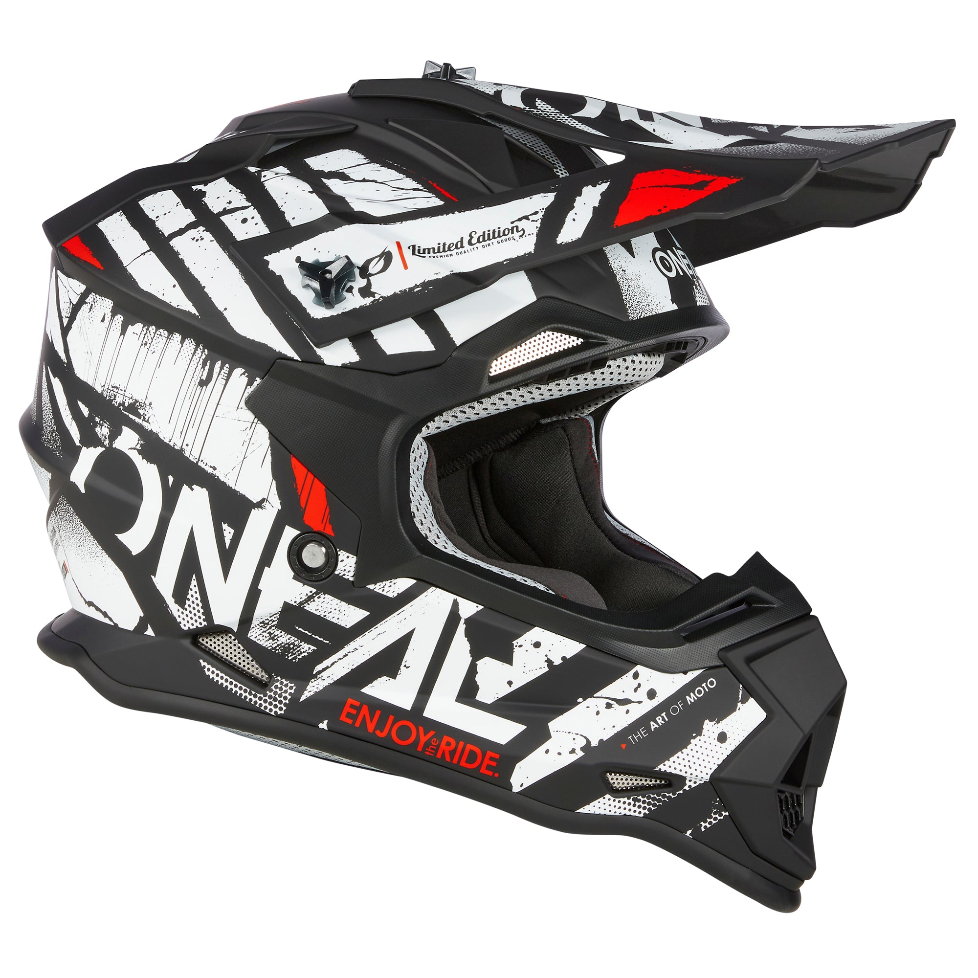 casco-o-neal-2srs-glitch-negro-blanco image 2