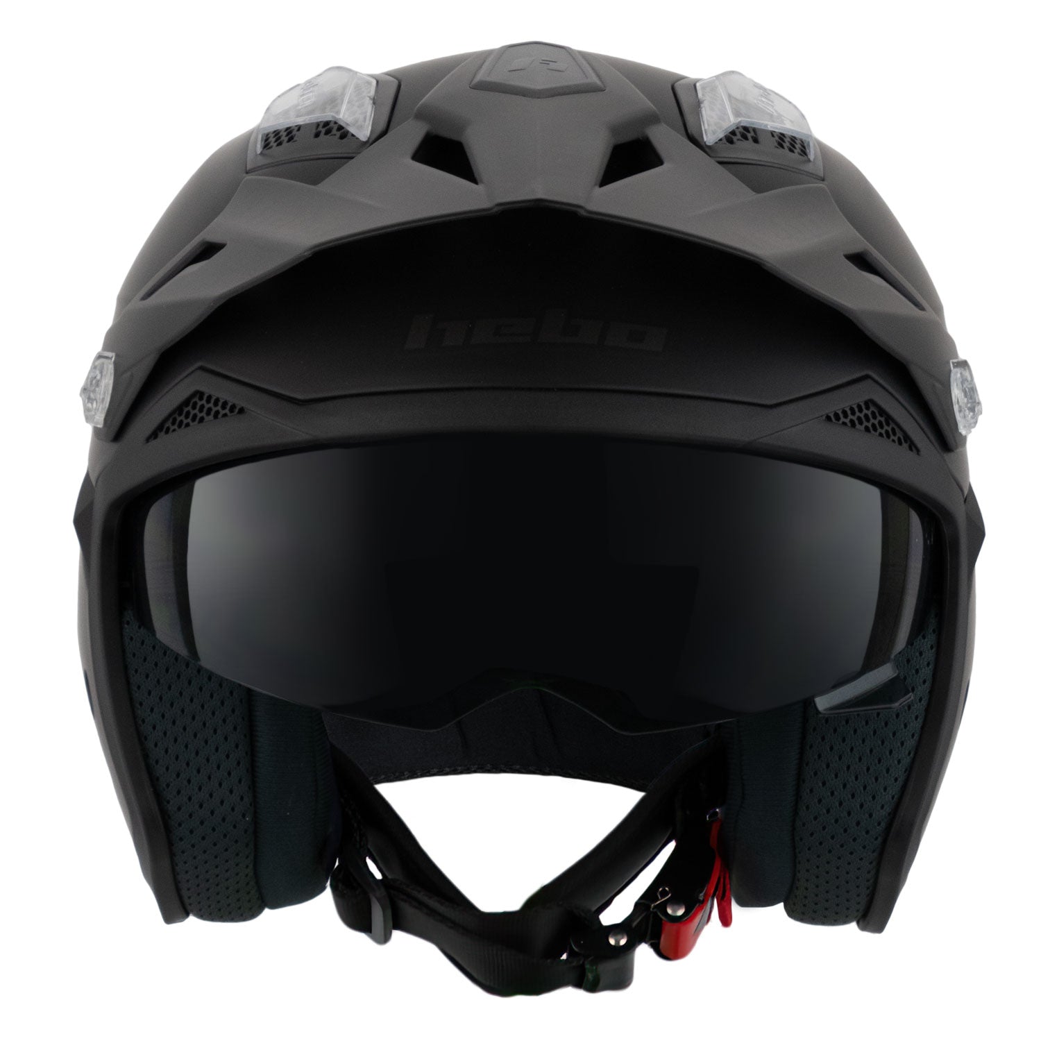 hebo-casco-zone-5-monocolor-negro-mate-casco-integral-con-pantalla-solar-escamot image 6