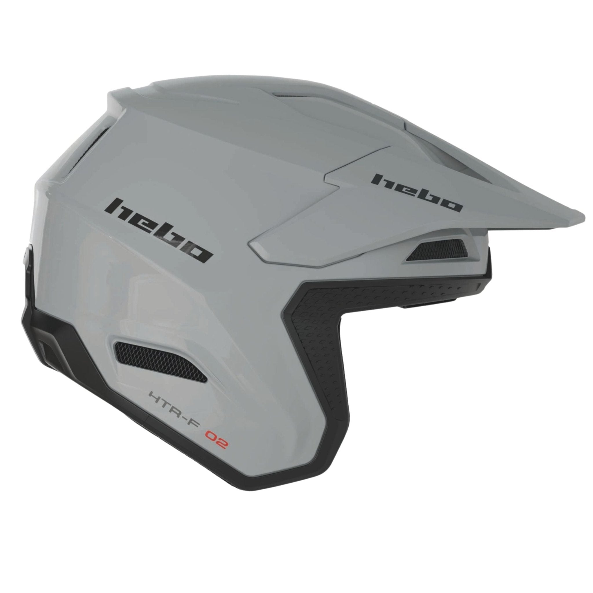 hebo-casco-zone-pro-monocolor-gris-casco-de-trial-en-fibra-de-vidrio-con-eps-tri image 1