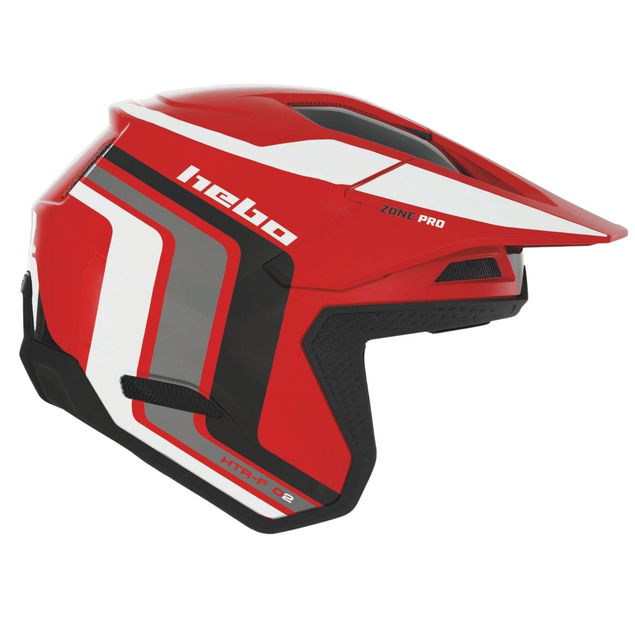 hebo-casco-zone-pro-classic-rojo-casco-de-trial-de-fibra-de-vidrio-1050-g-interi image 1