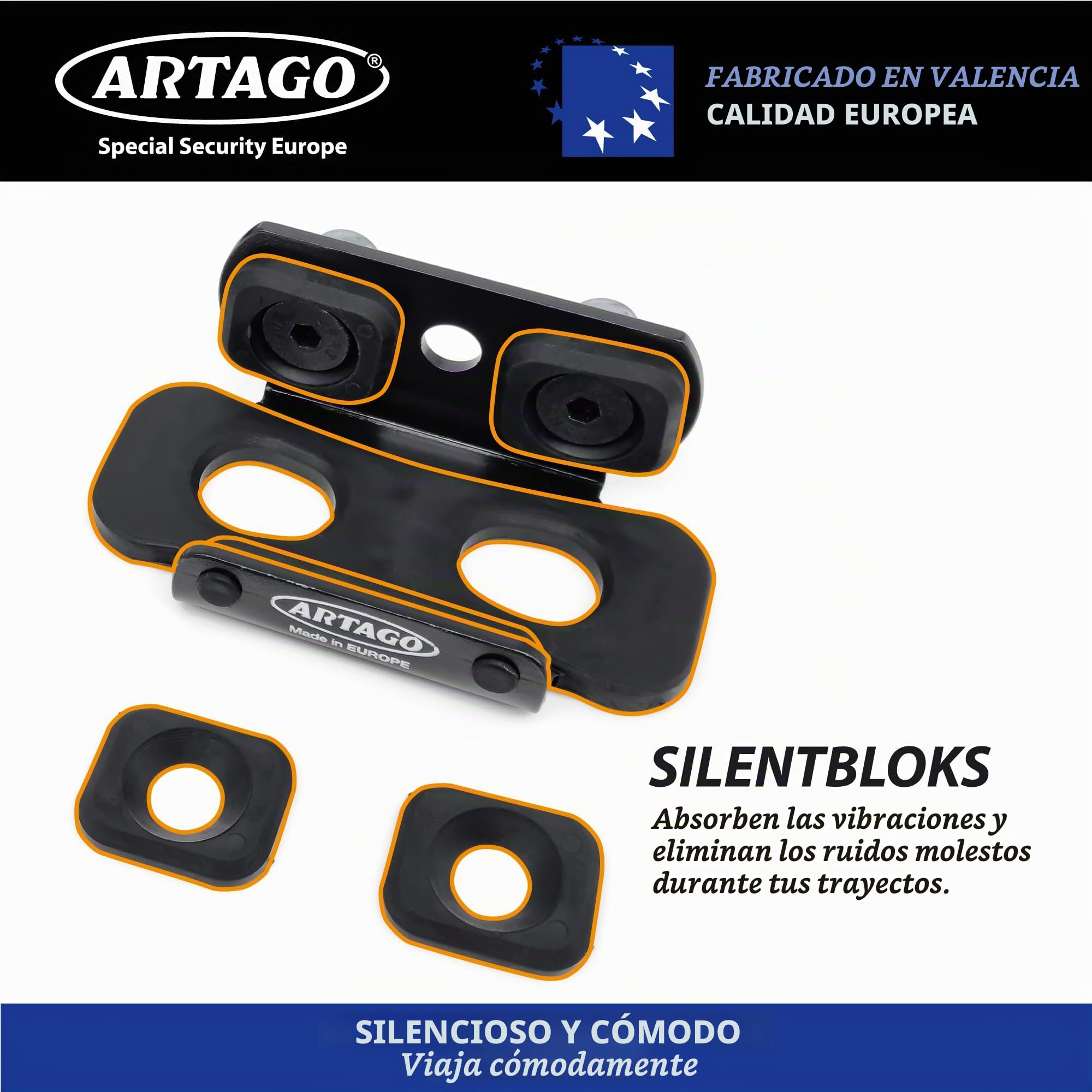 artago-k202-soporte-de-transporte-para-candado-de-disco-artago-32-tubos-18-25-mm image 6