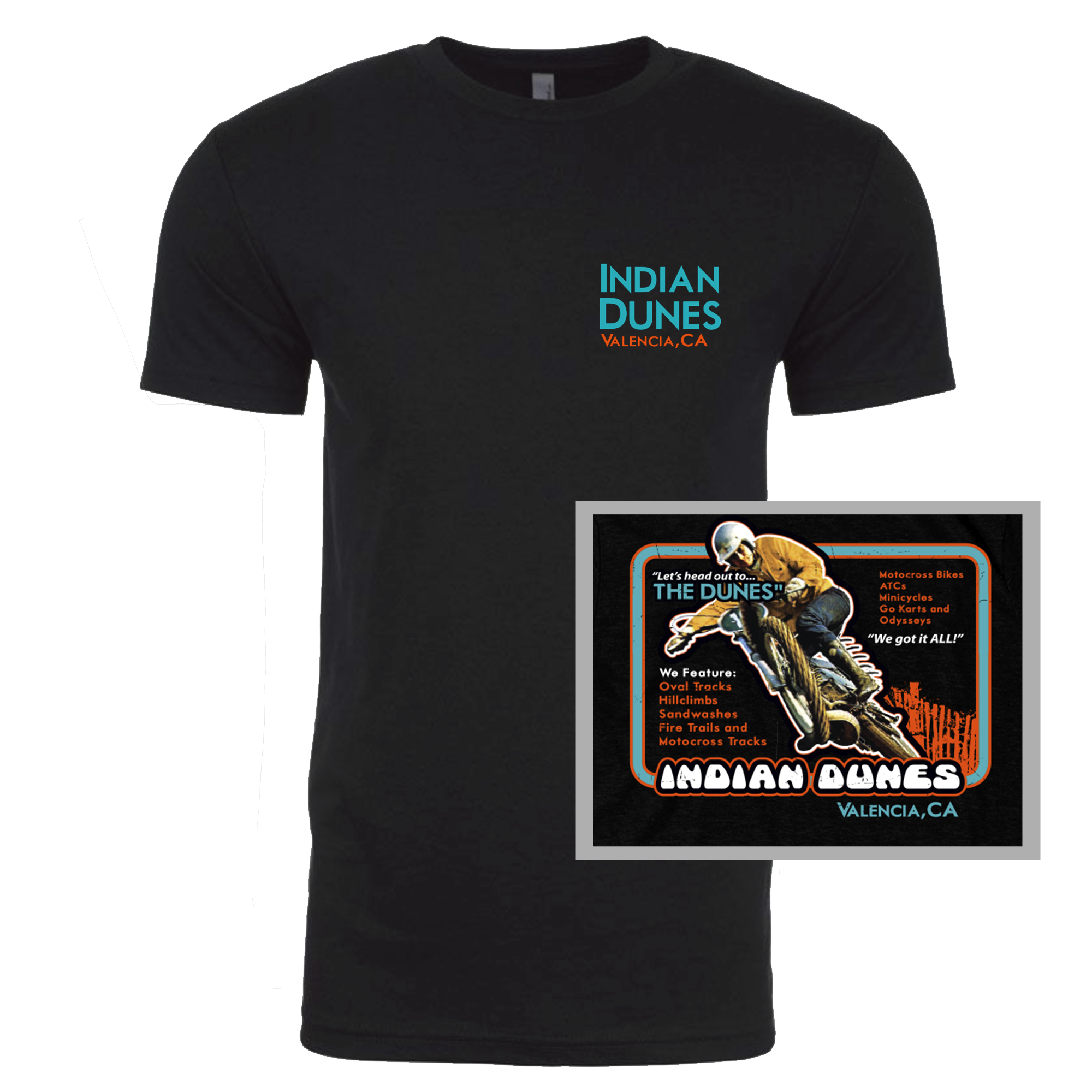 o-neal-camiseta-indian-dunes-negra image 1