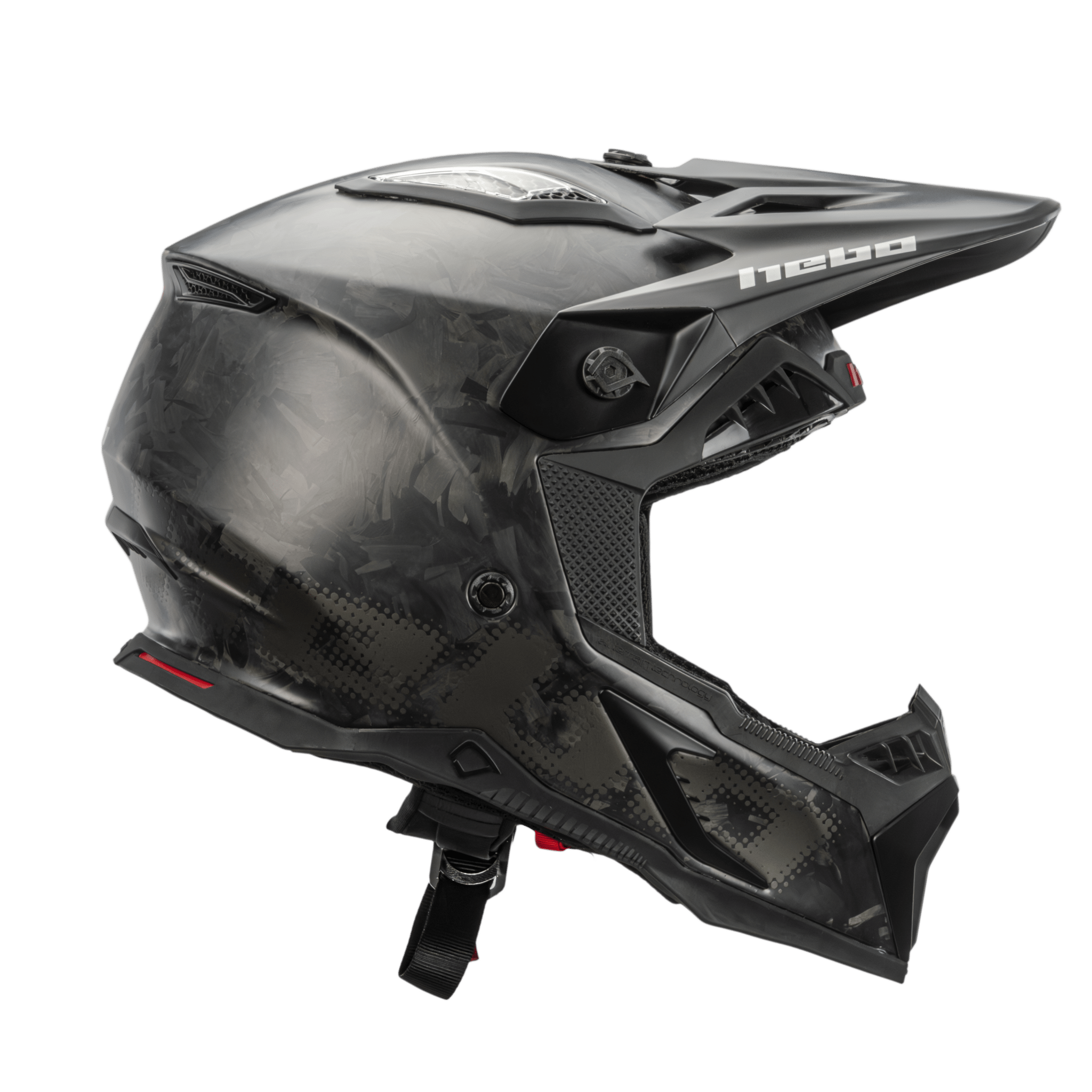 casco-hebo-enduro-race-forged-carbon-1200-g-fibra-de-carbono image 1