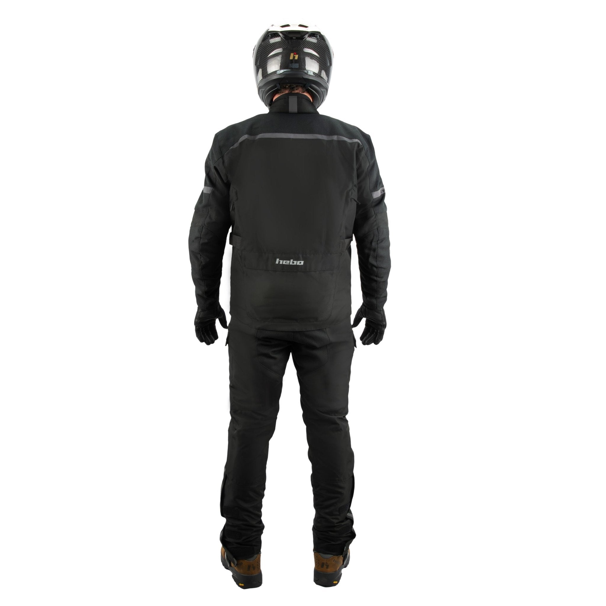 hebo-chaqueta-ds-adventure-negra-chaqueta-impermeable-con-protecciones-nivel-2-y image 6