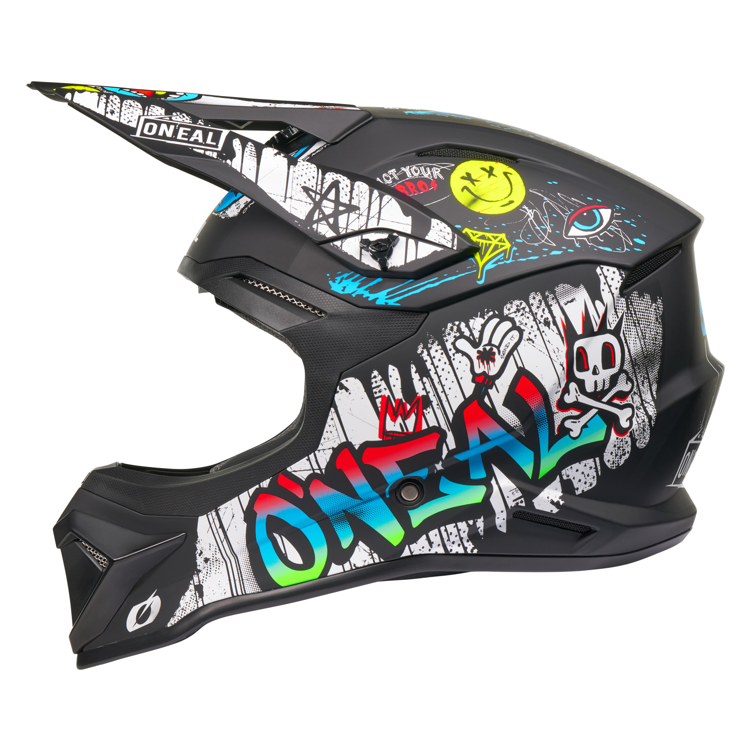 o-neal-4-srs-casco-rancid-negro-blanco image 4