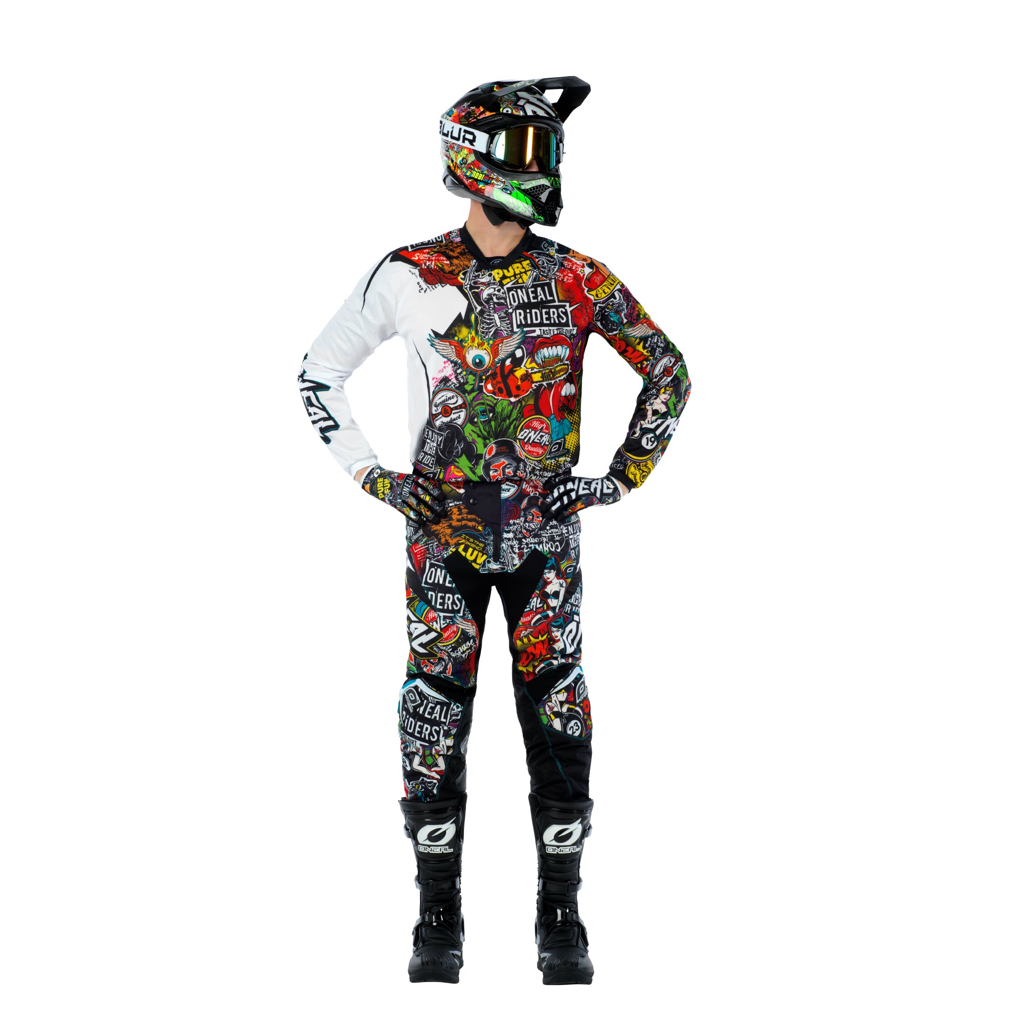 pantalones-o-neal-mayhem-crank-negro-multi image 3