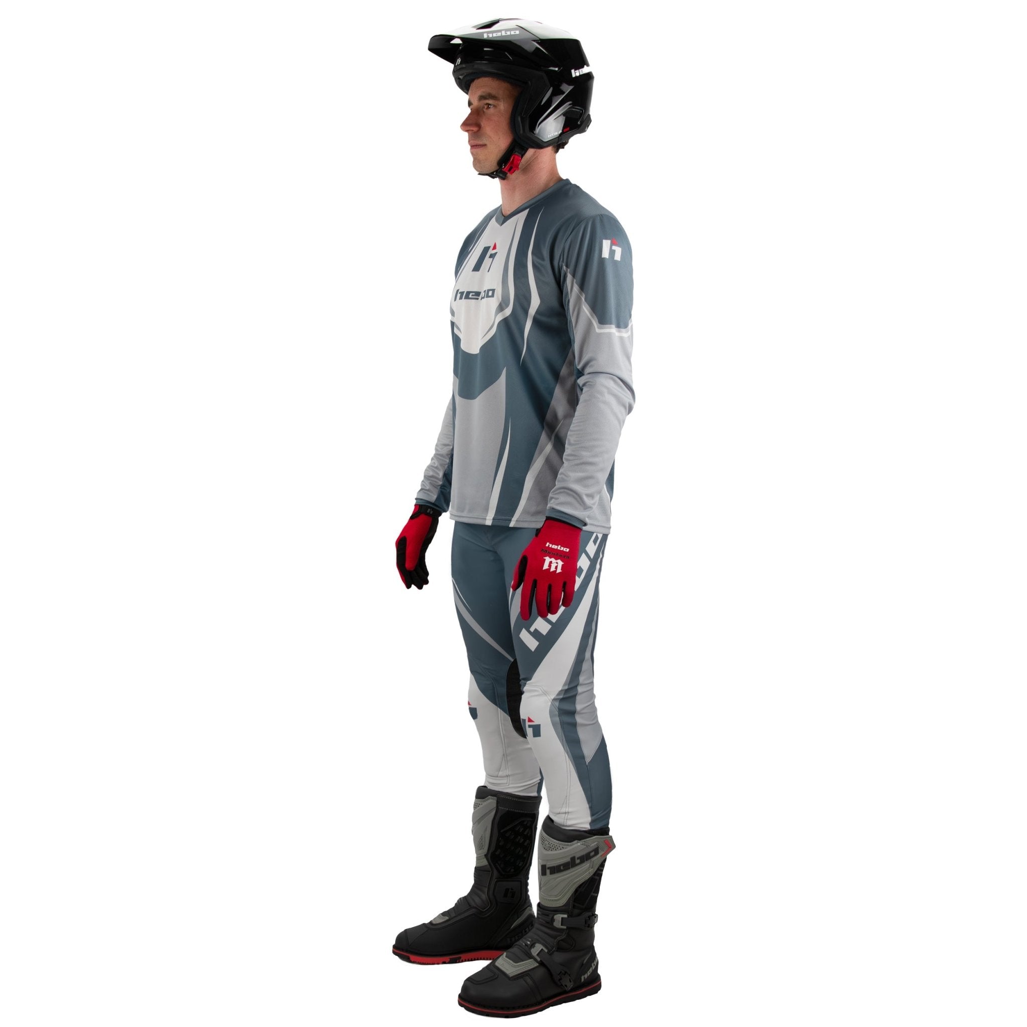 hebo-camiseta-pro-trial-classic-gris-transpirable-dry-clim-tejido-reciclado image 4