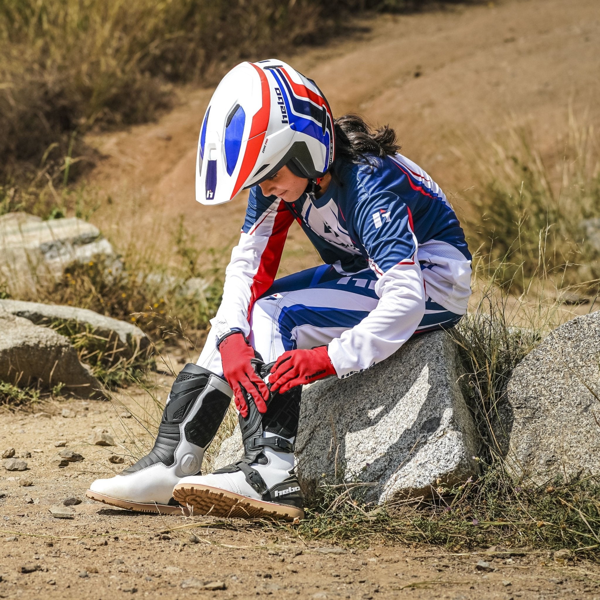 hebo-camiseta-pro-trial-classic-junior-blanca-tejido-reciclado-dry-clim image 5