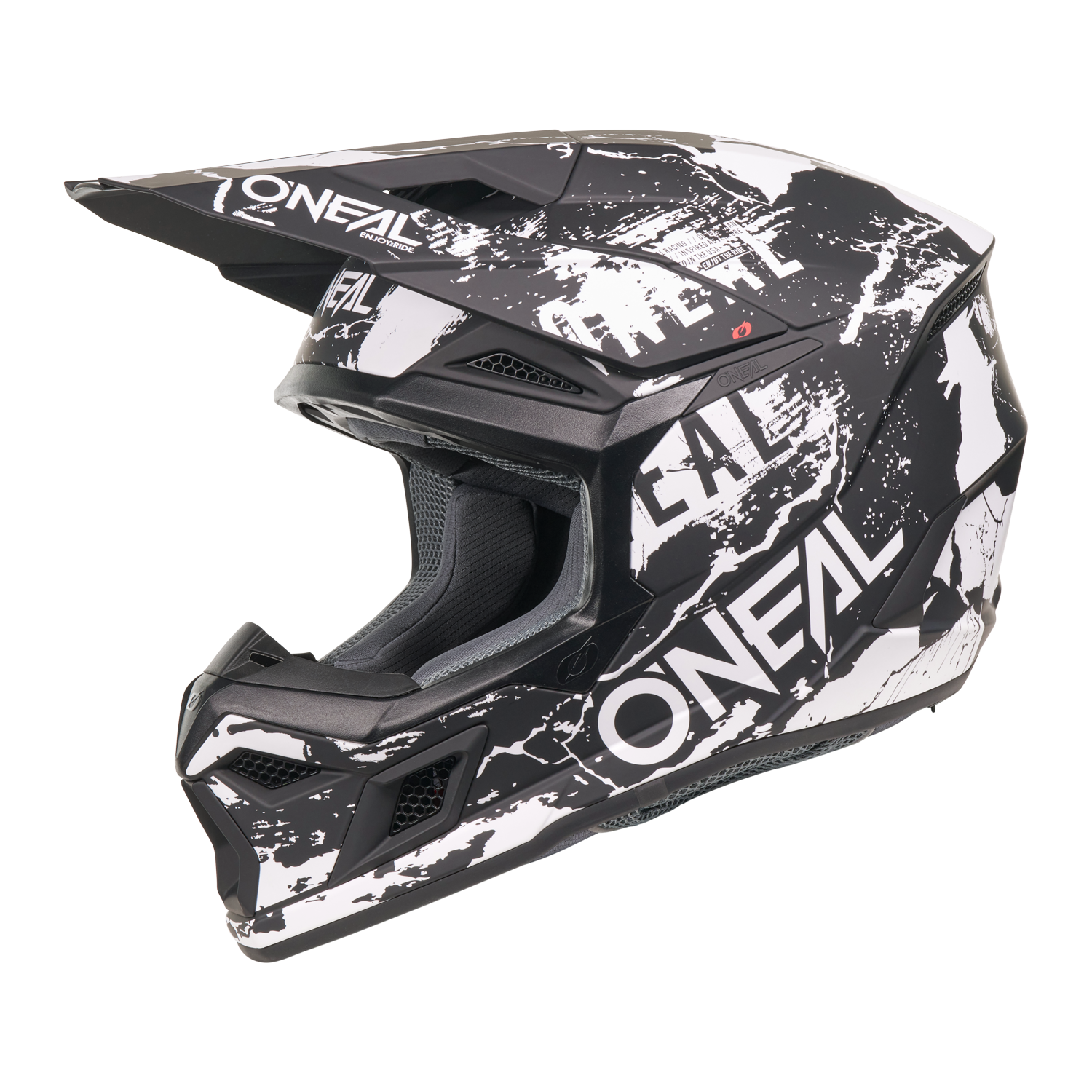 o-neal-3-srs-acid-casco-de-moto-negro-blanco image 1