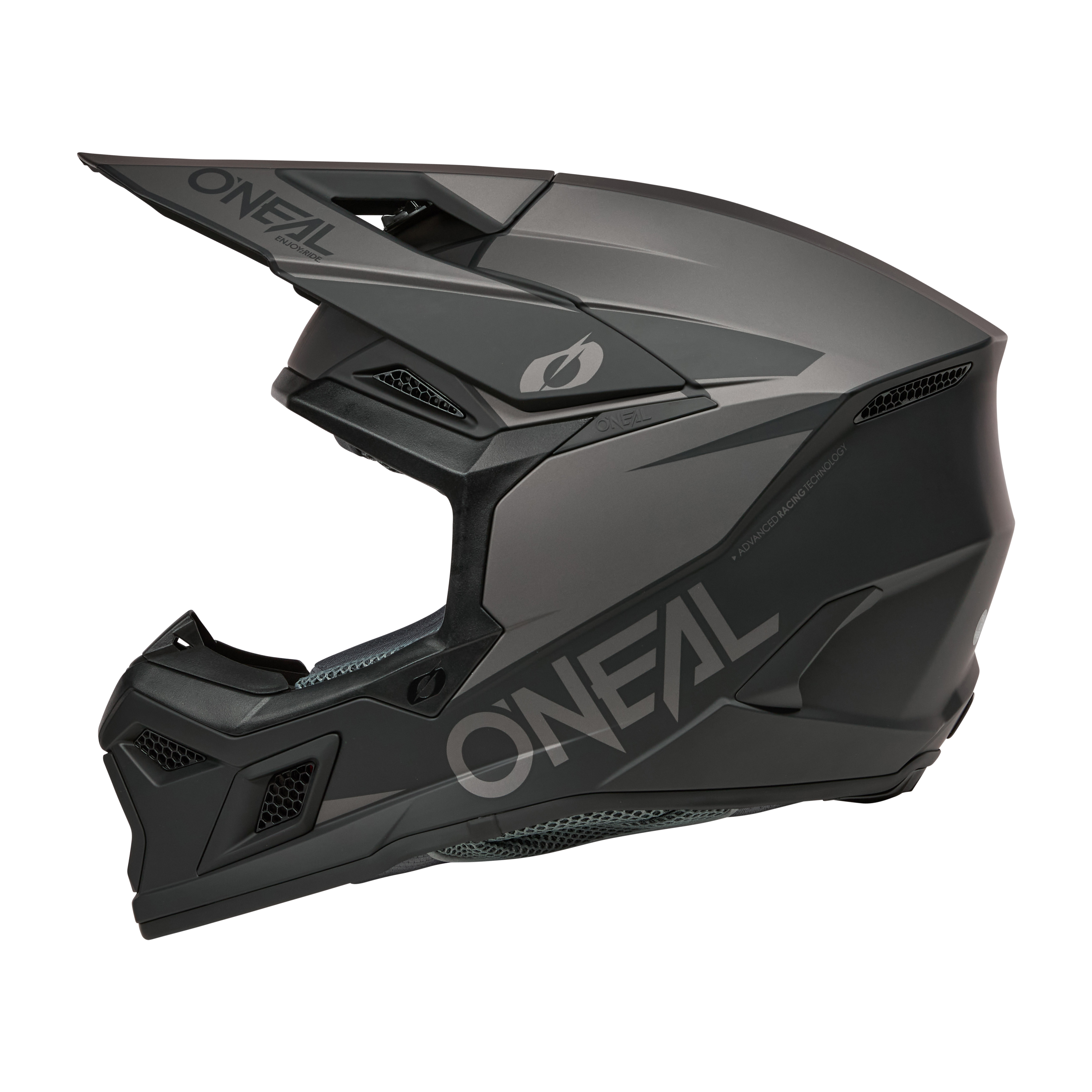 casco-o-neal-3-srs-solid-negro-gris image 3