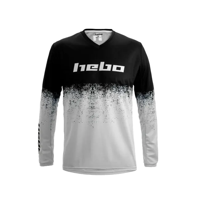 hebo-camiseta-pro-trial-v-dripped-blanco-camiseta-t-cnica-de-manga-corta-poli-st image 1