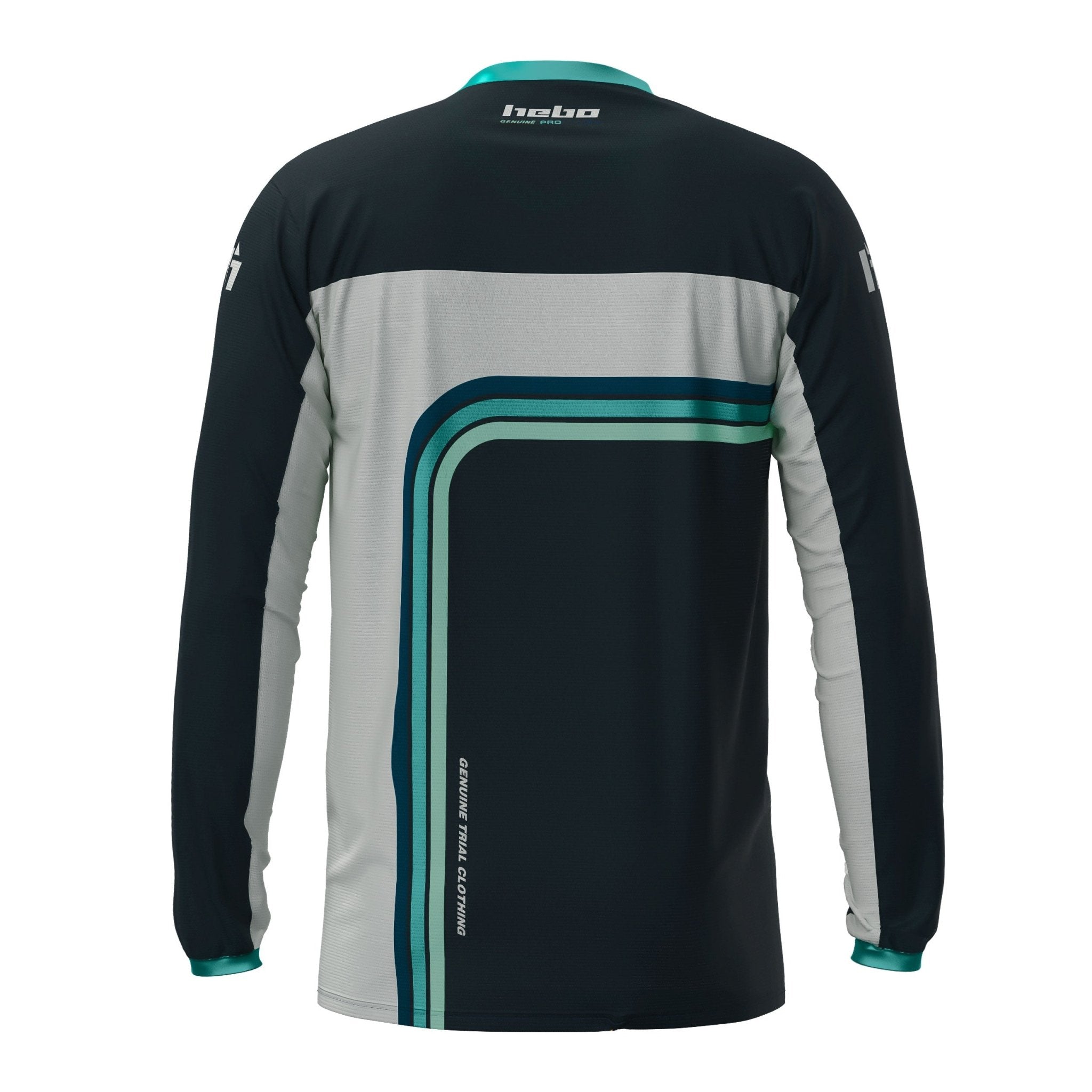 hebo-camiseta-pro-trial-retro-verde-con-dry-clim-y-tejido-biel-stico image 2