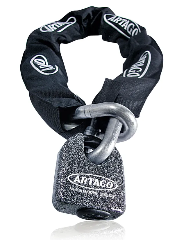 artago-68t100-cadena-antirrobo-moto-15-mm-100-cm-homologada-sold-secure-gold-ace image 1