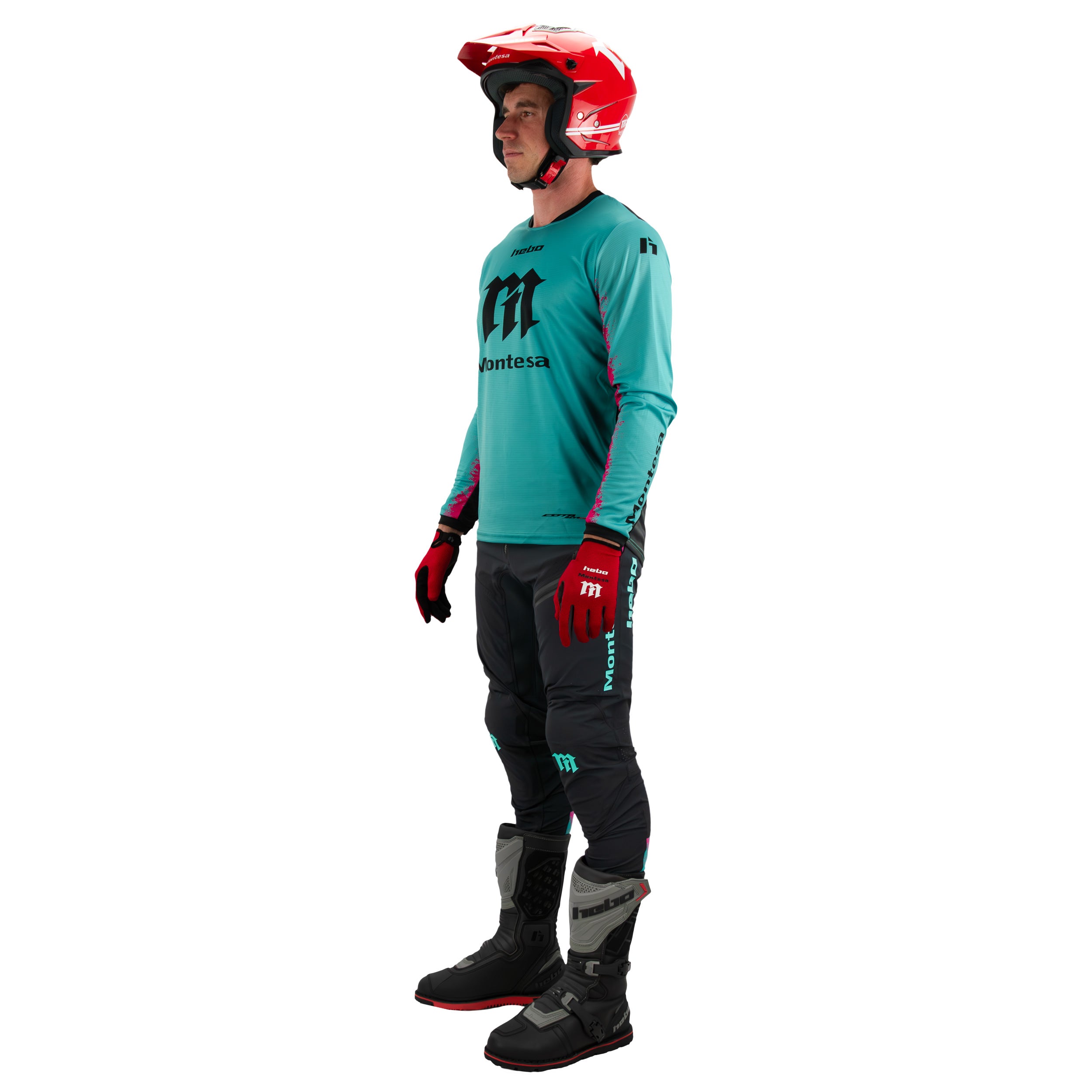 hebo-pantal-n-tech-montesa-classic-turquesa-pantal-n-oficial-de-trial-poli-ster- image 4