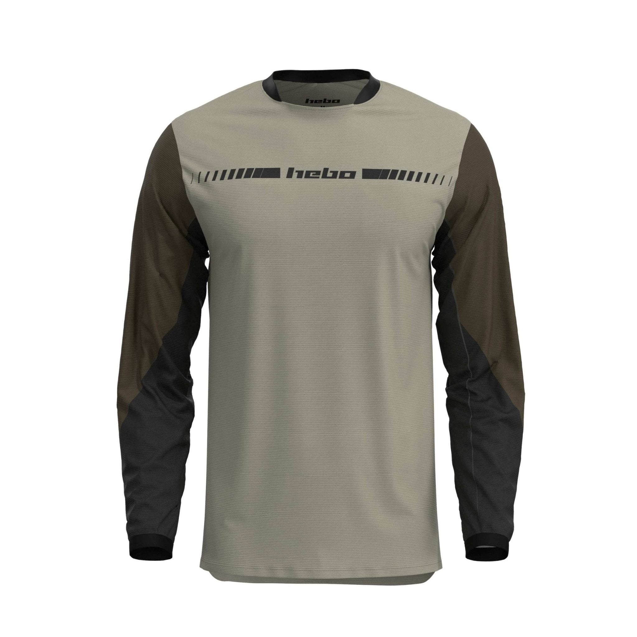 hebo-camiseta-tech-kakhi-manga-corta-transpirable-upf-50 image 1