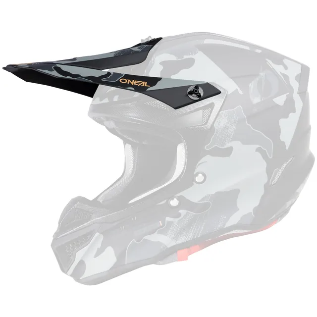 o-neal-5-srs-visera-de-repuesto-camo-negro-gris image 1