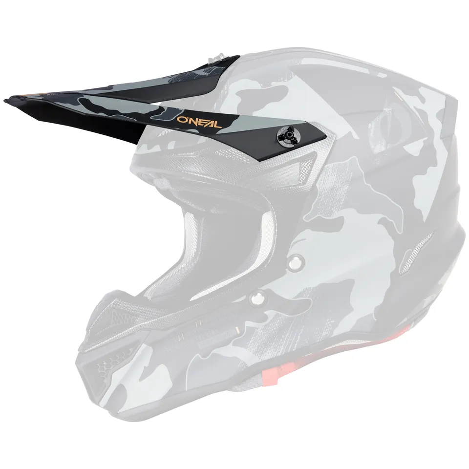 o-neal-5-srs-visera-de-repuesto-camo-negro-gris image 1