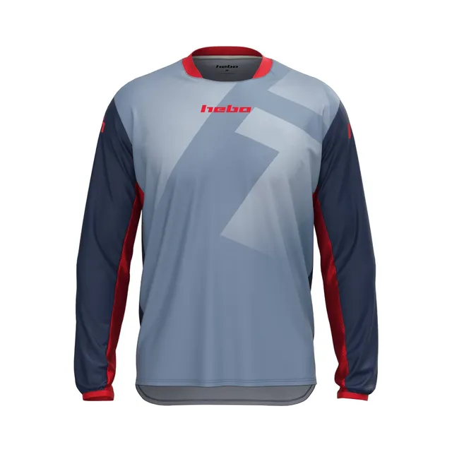 hebo-camiseta-trial-tech-azul-manga-corta-transpirable-upf-50 image 1