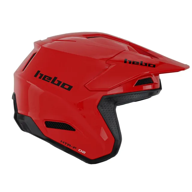 hebo-casco-zone-pro-monocolor-rojo-fibra-de-vidrio-1050g-homologado-talla image 1