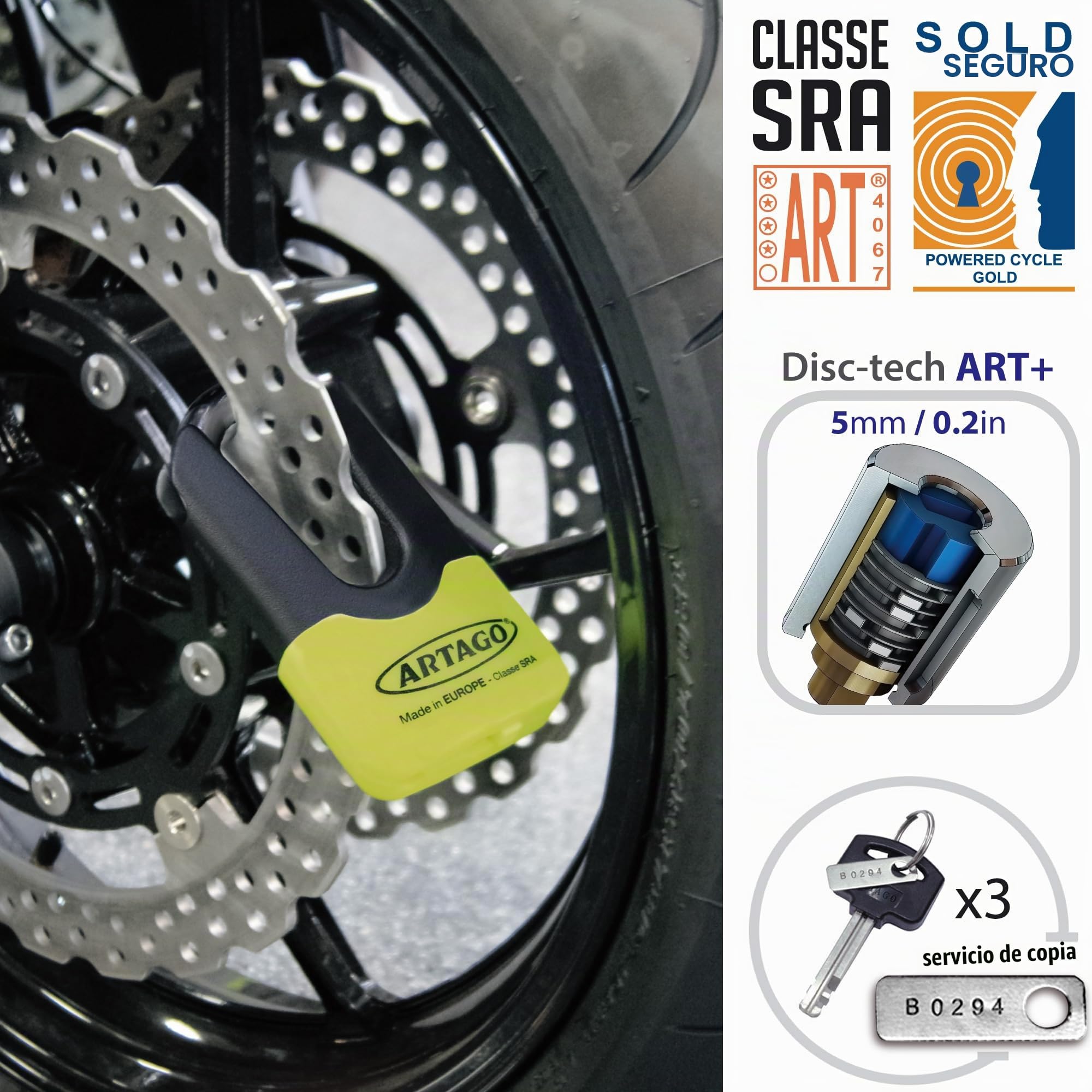 artago-69x-candado-moto-disco-mini-u-alta-gama-sra-sold-secure-art4-bunker-selec image 2