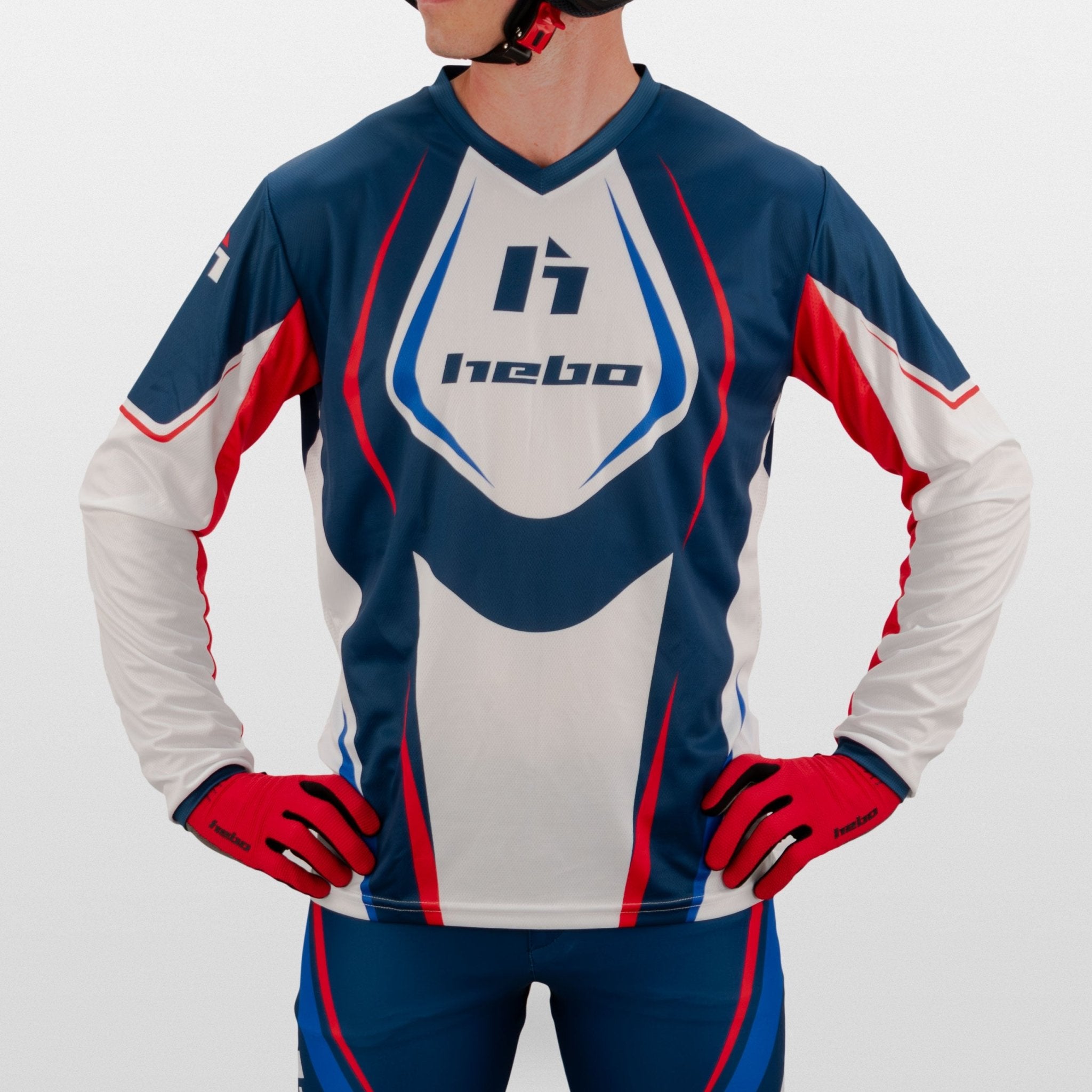 hebo-camiseta-pro-trial-classic-blanca-tejido-reciclado-dry-clim-y-biel-stico image 3