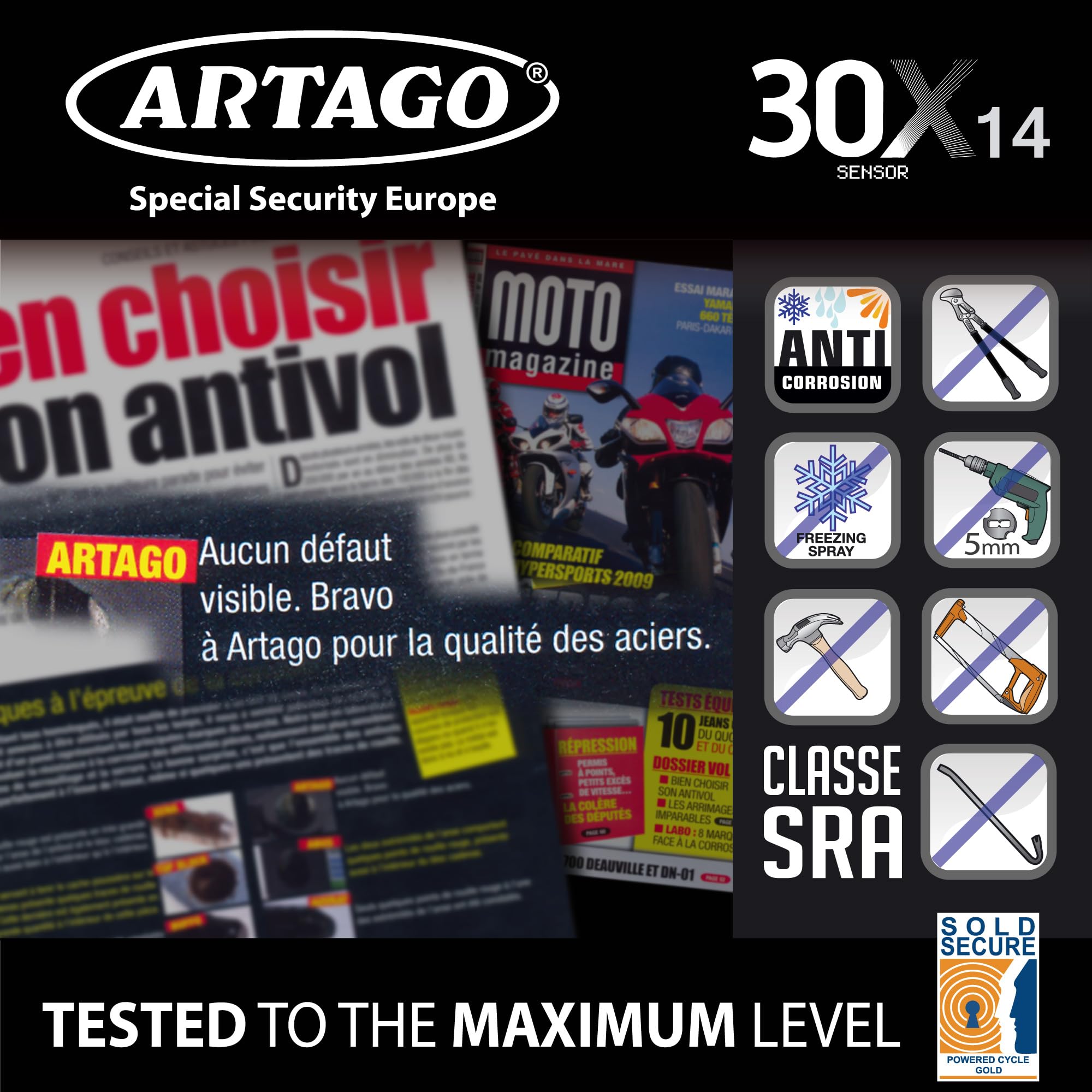 artago-30x7-pack-candado-antirrobo-disco-con-alarma-120db-soporte-honda-cb650f-c image 6