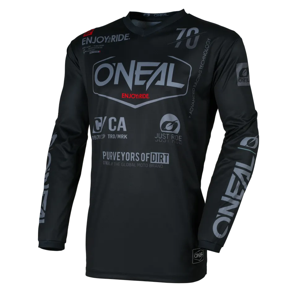 maillot-o-neal-element-brand-negro-gris image 1