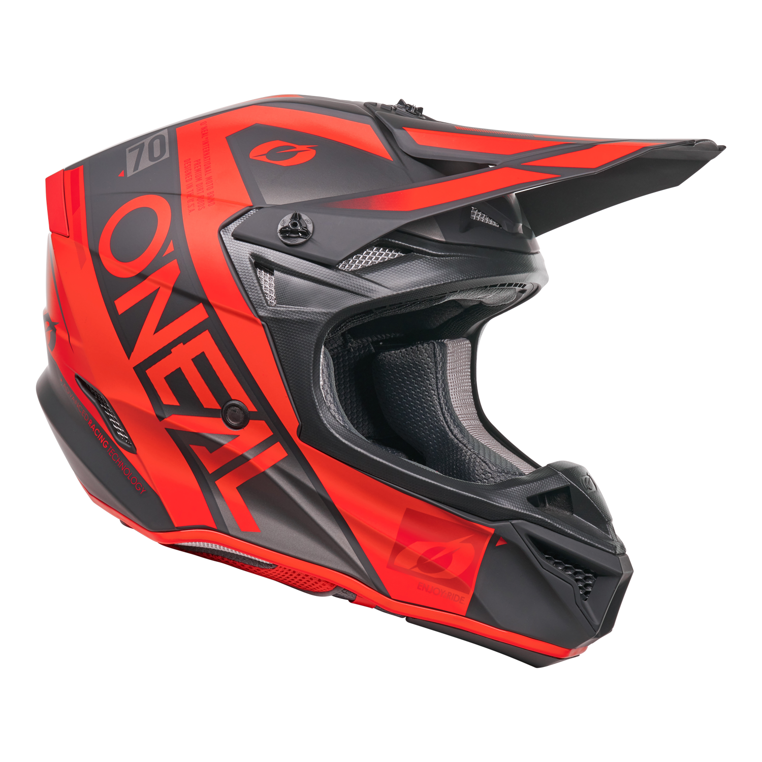 o-neal-5-srs-factor-casco-de-moto-rojo image 2