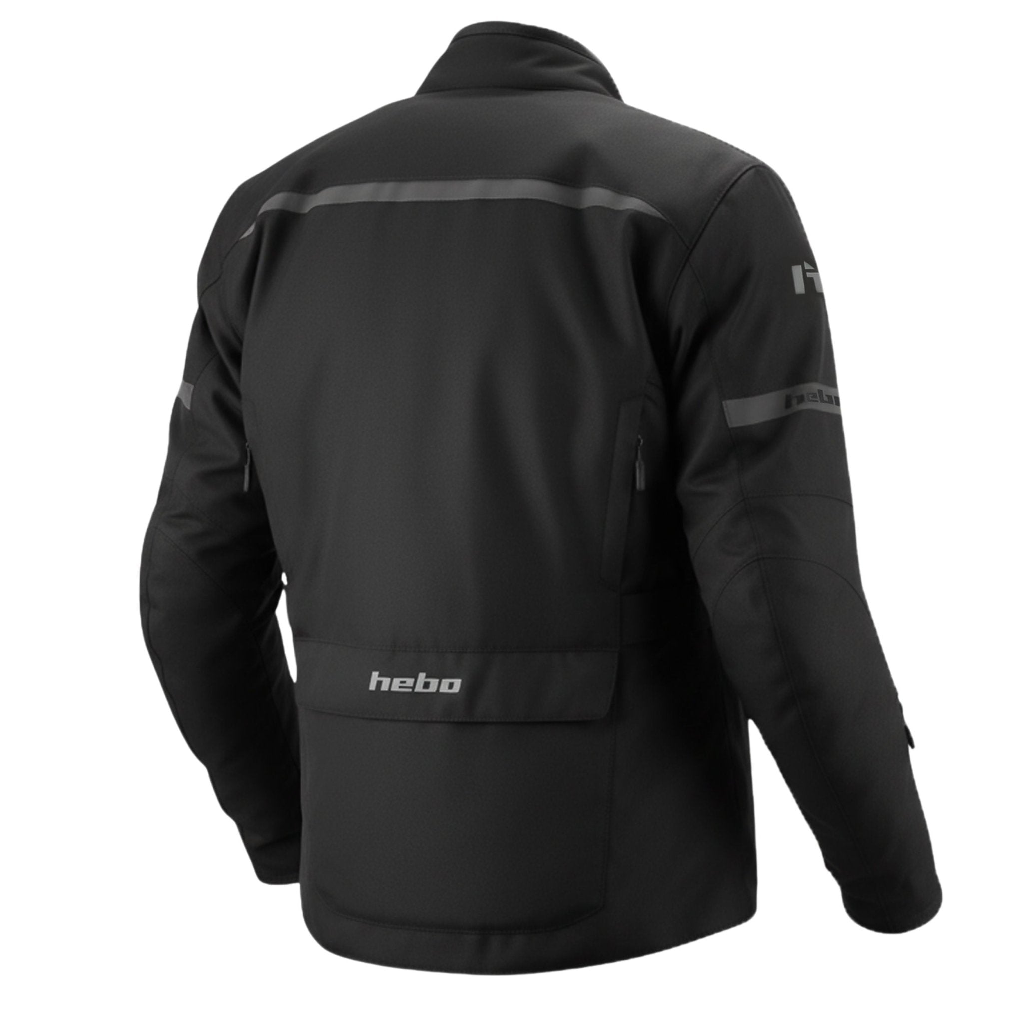 hebo-chaqueta-ds-adventure-negra-chaqueta-impermeable-con-protecciones-nivel-2-y image 2