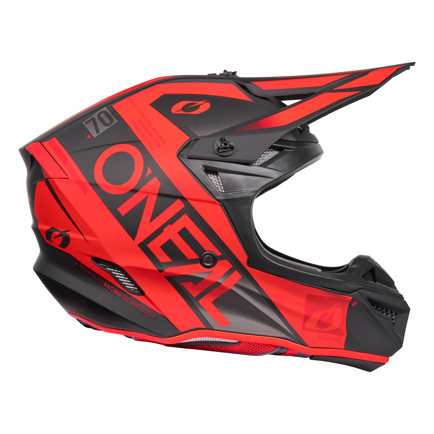o-neal-5-srs-factor-casco-de-moto-rojo image 5