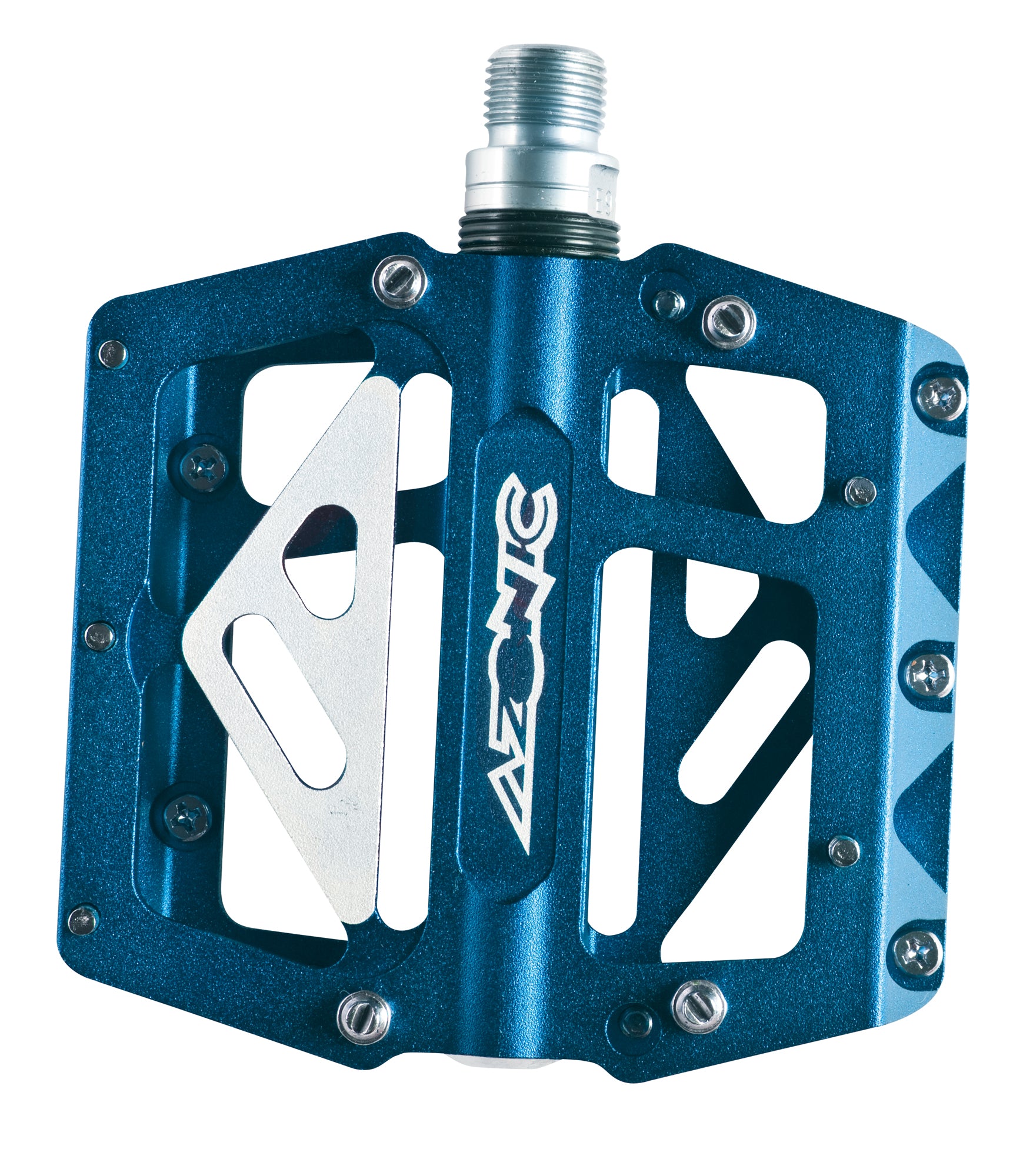 pedales-azonic-420-flats-anodized-blue image 1