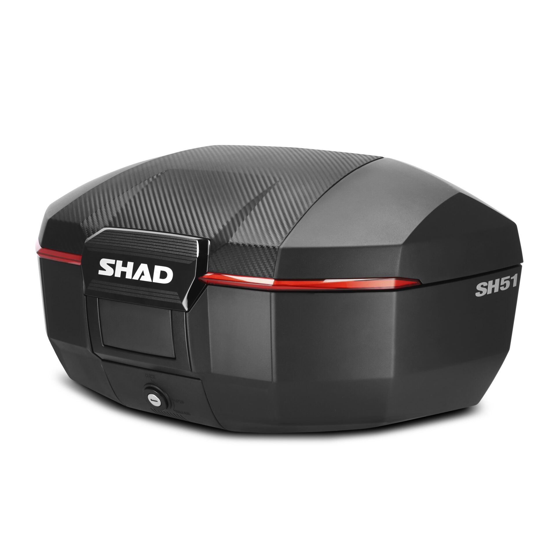 shad-sh51-carbono-top-case-de-51-l-para-2-cascos-modulares image 1