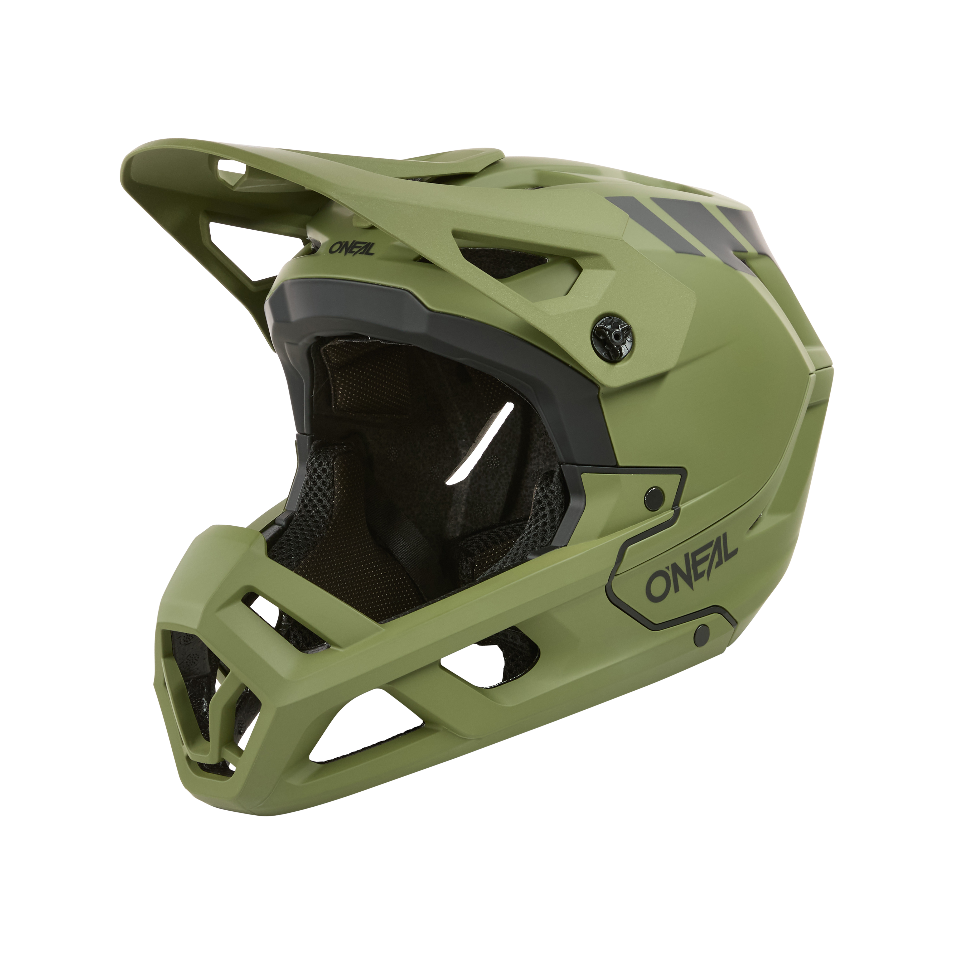 casco-o-neal-sl1-crest-enduro-full-face-inmold-ligero-oliva-negro-con-visera-aju image 1