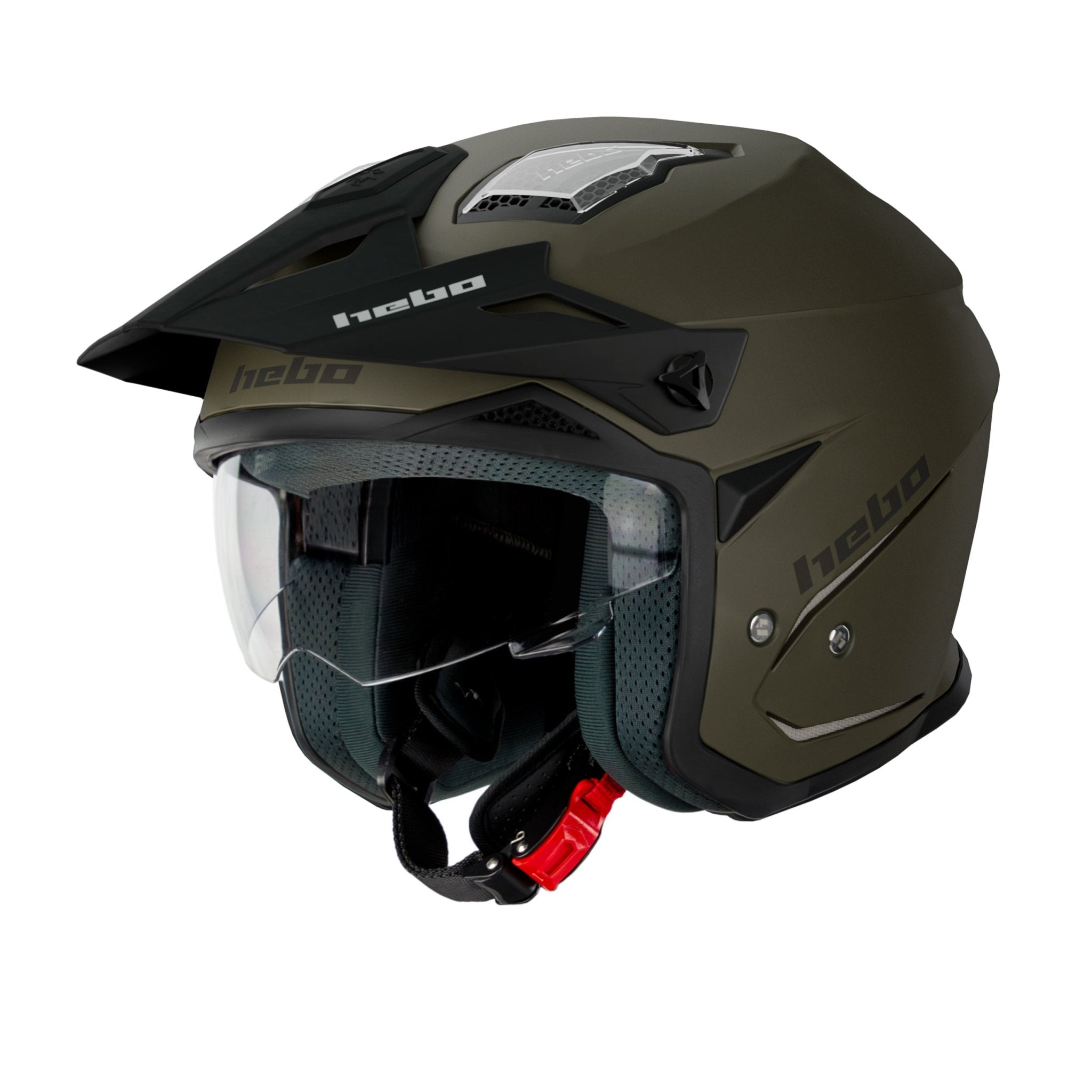 hebo-casco-zone-5-duo-verde-casco-de-trial-con-pantalla-solar-escamoteable-y-vis image 2