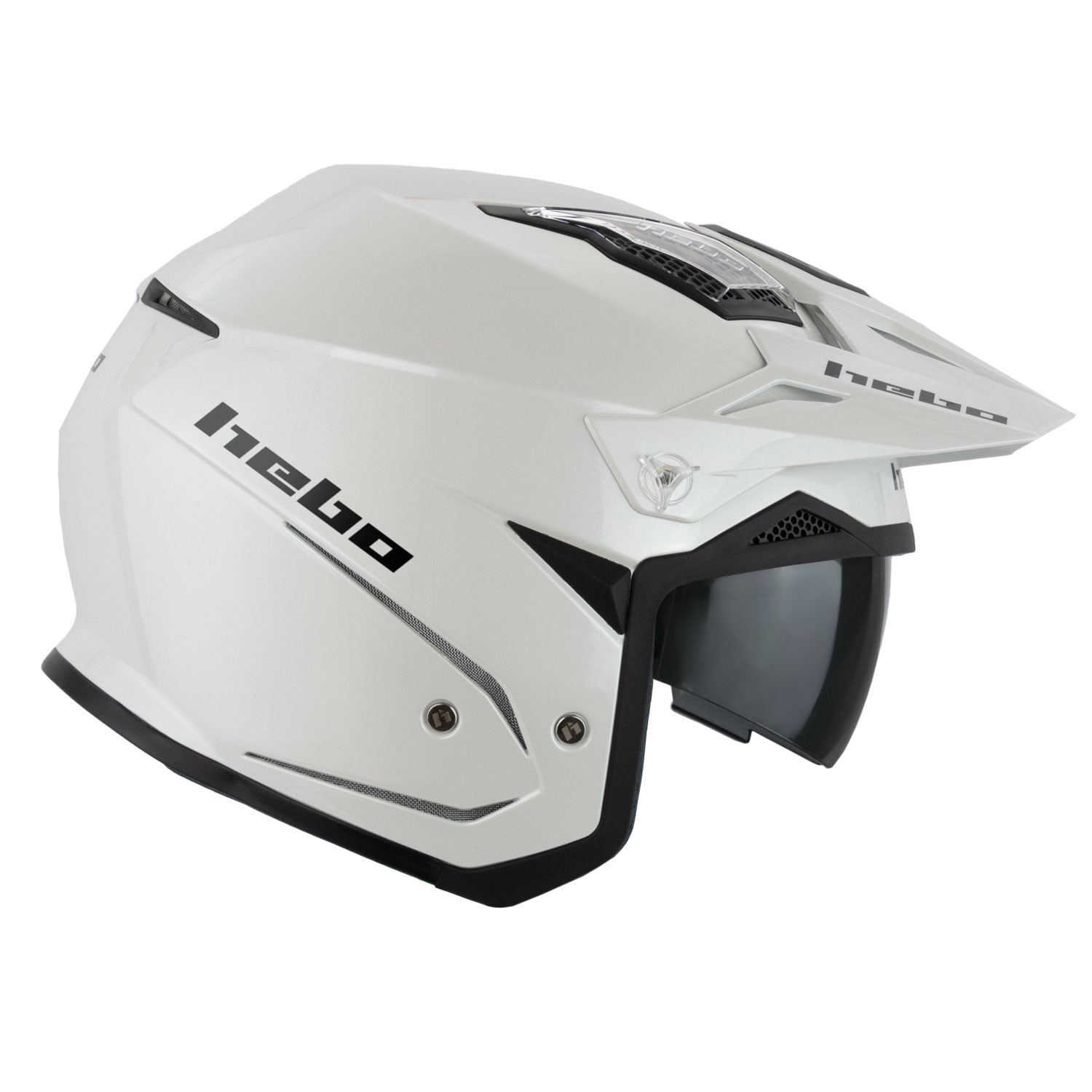 hebo-casco-zone-5-monocolor-blanco-trial-termopl-stico-abs-ece-22-06-pantalla-so image 1