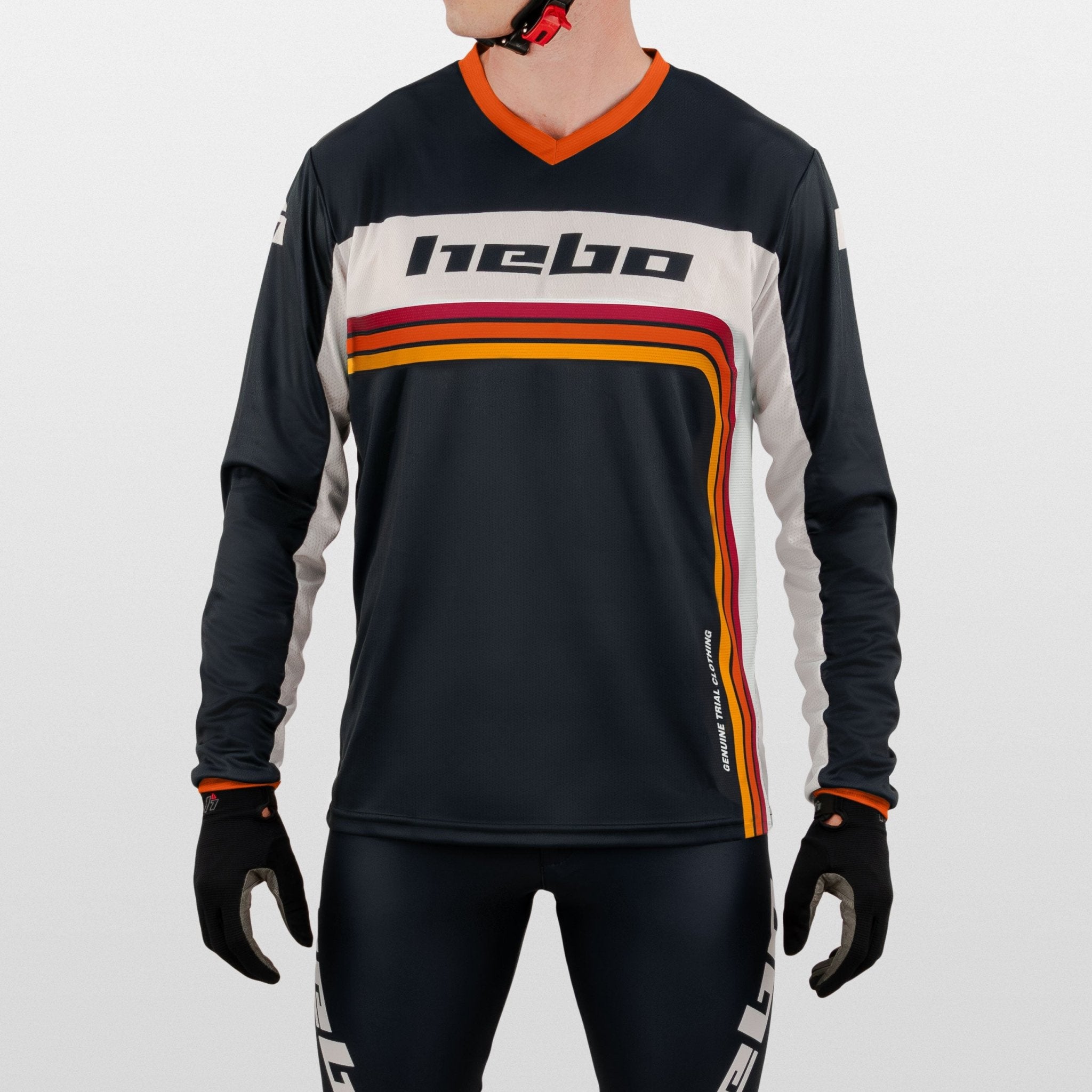 hebo-camiseta-pro-trial-retro-roja image 3