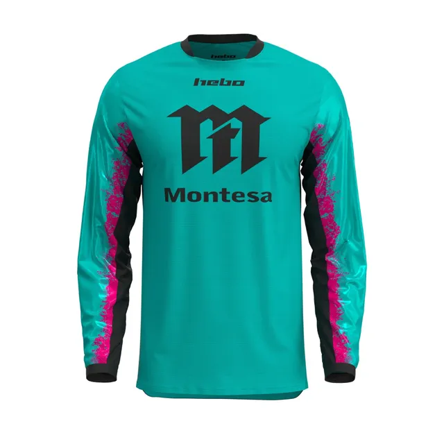 hebo-camiseta-montesa-tech-classic-turquesa image 1