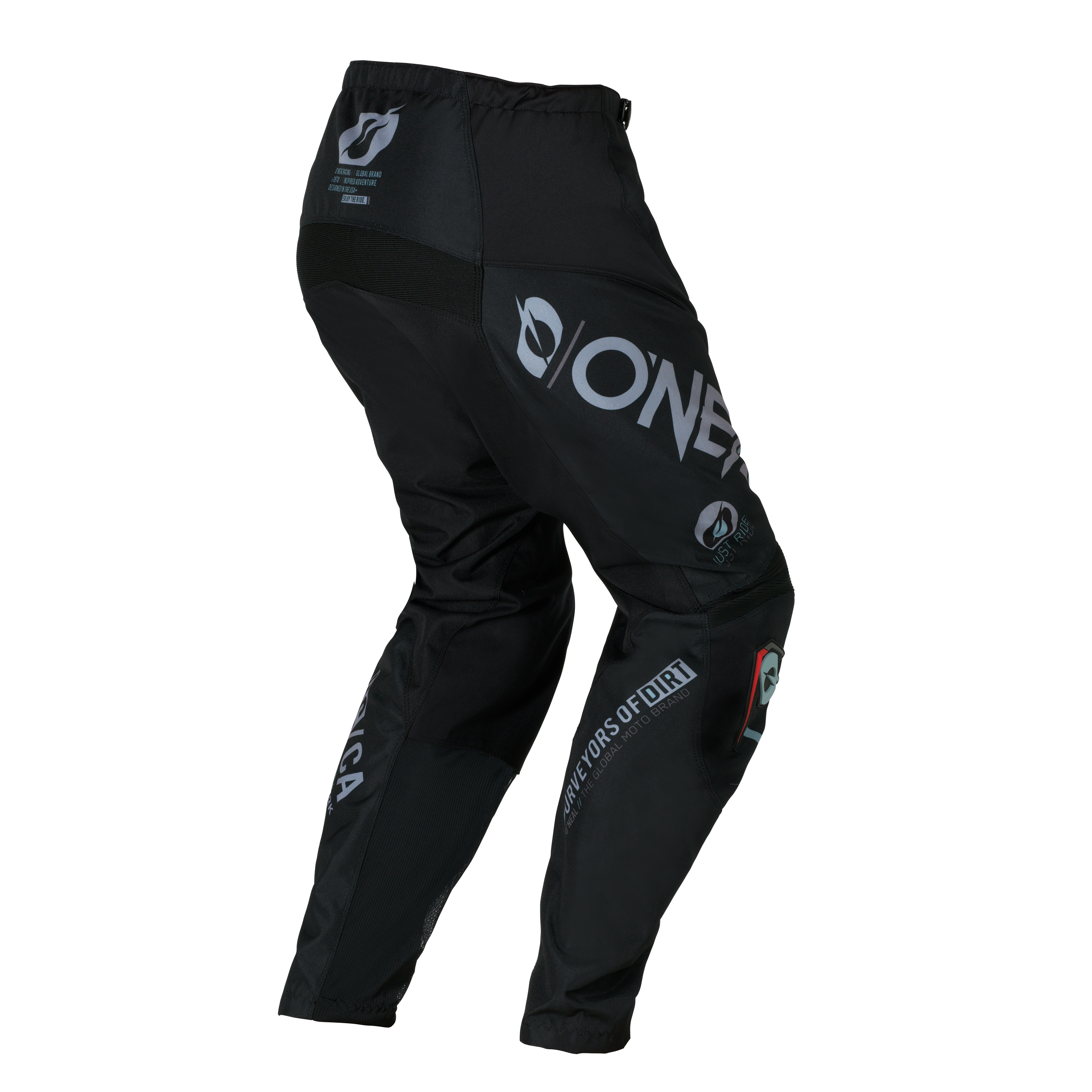 o-neal-element-brand-pants-negro-gris-pantalones-de-motocross-con-escudo-t-rmico image 2