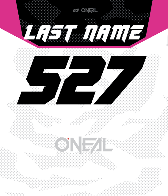 jersey-o-neal-hardwear-camo-black-white-pink-custom image 2