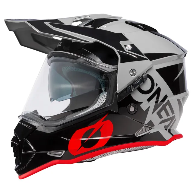 casco-o-neal-sierra-r-gris-negro-rojo-abs-1590-g-con-visera-ajustable-y-pantalla image 1