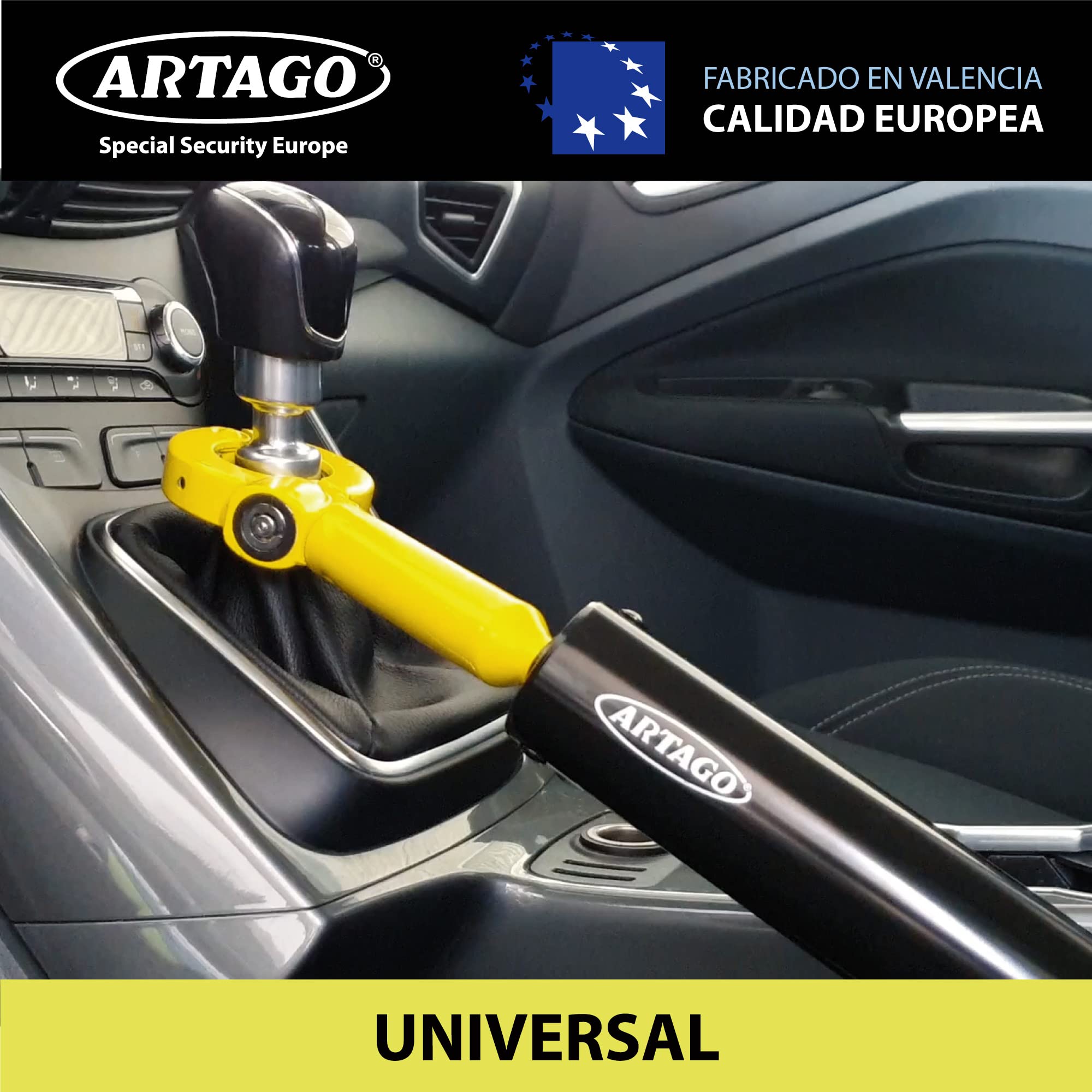 artago-862a-b-antirrobo-coche-freno-de-mano-ajuste-rosca-patentado-bloqueo-palan image 7