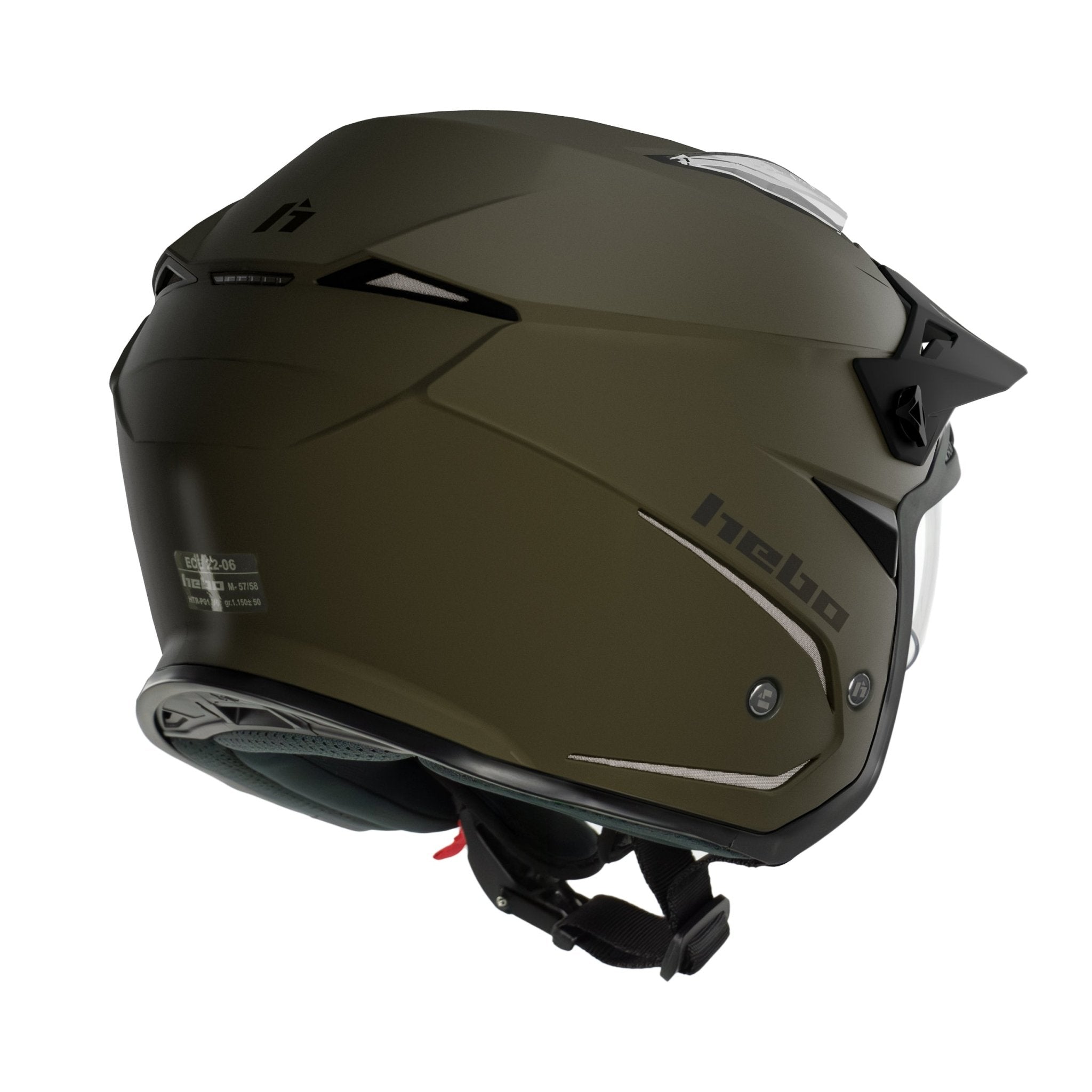 hebo-casco-zone-5-duo-verde-casco-de-trial-con-pantalla-solar-escamoteable-y-vis image 5